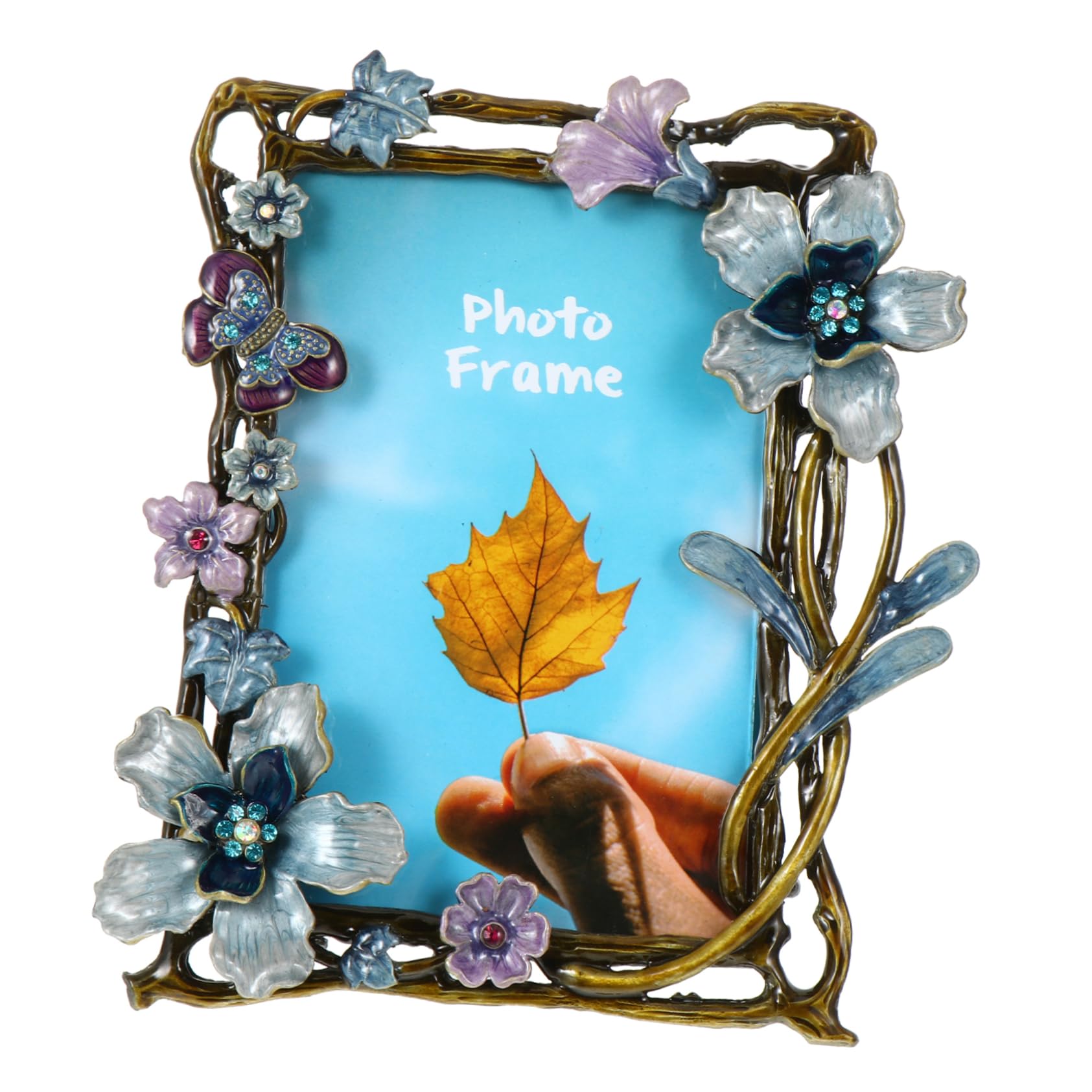 Cadre avec design floral Cabilock support photo créatif décoration bureau maison