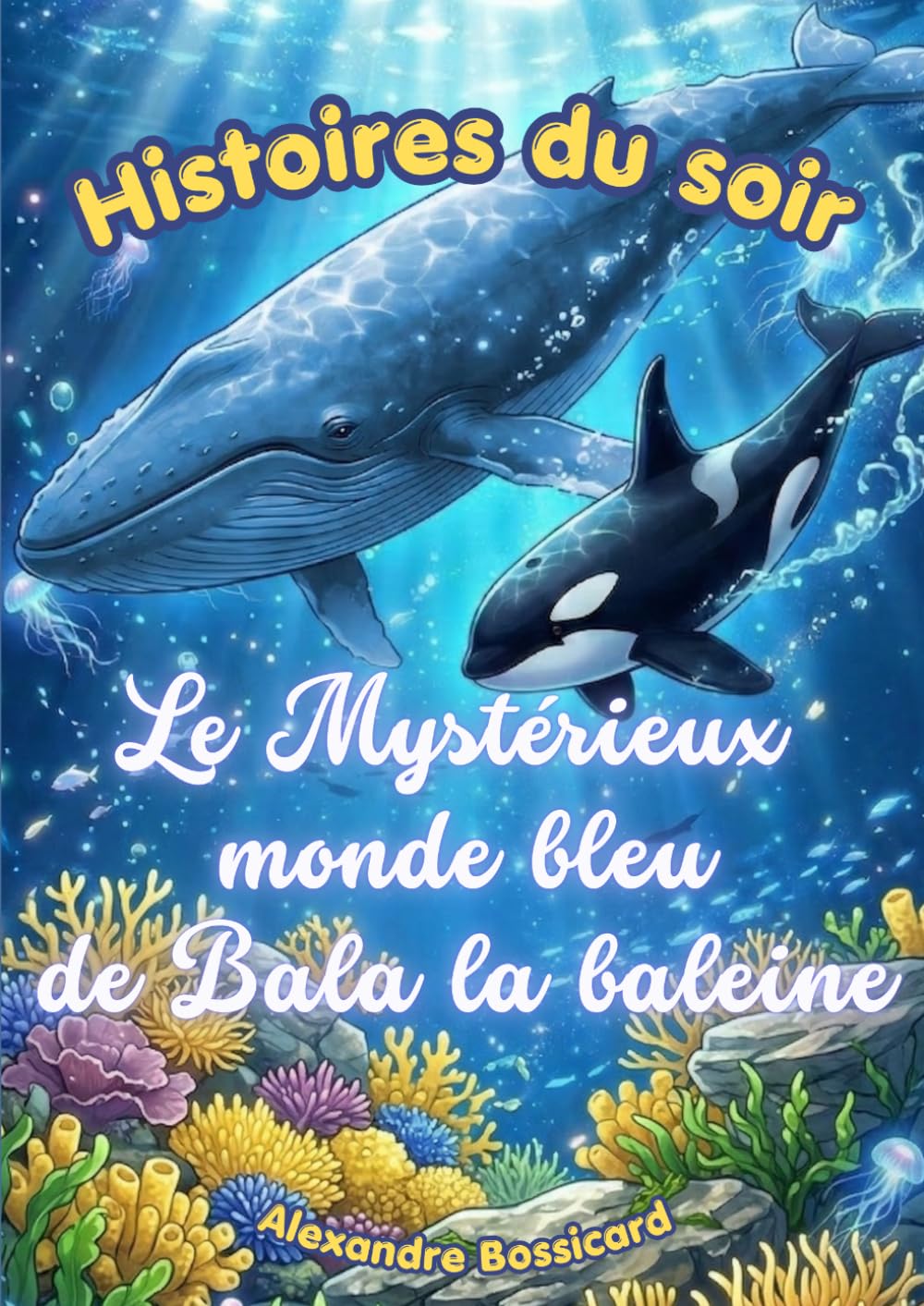Le mystérieux monde bleu de Bala la baleine: 10 histoires du soir sous l'océan : Amitié, courage et confiance en soi - Livre illustré pour enfants de 4 à 8 ans (Léa et Bala la baleine)