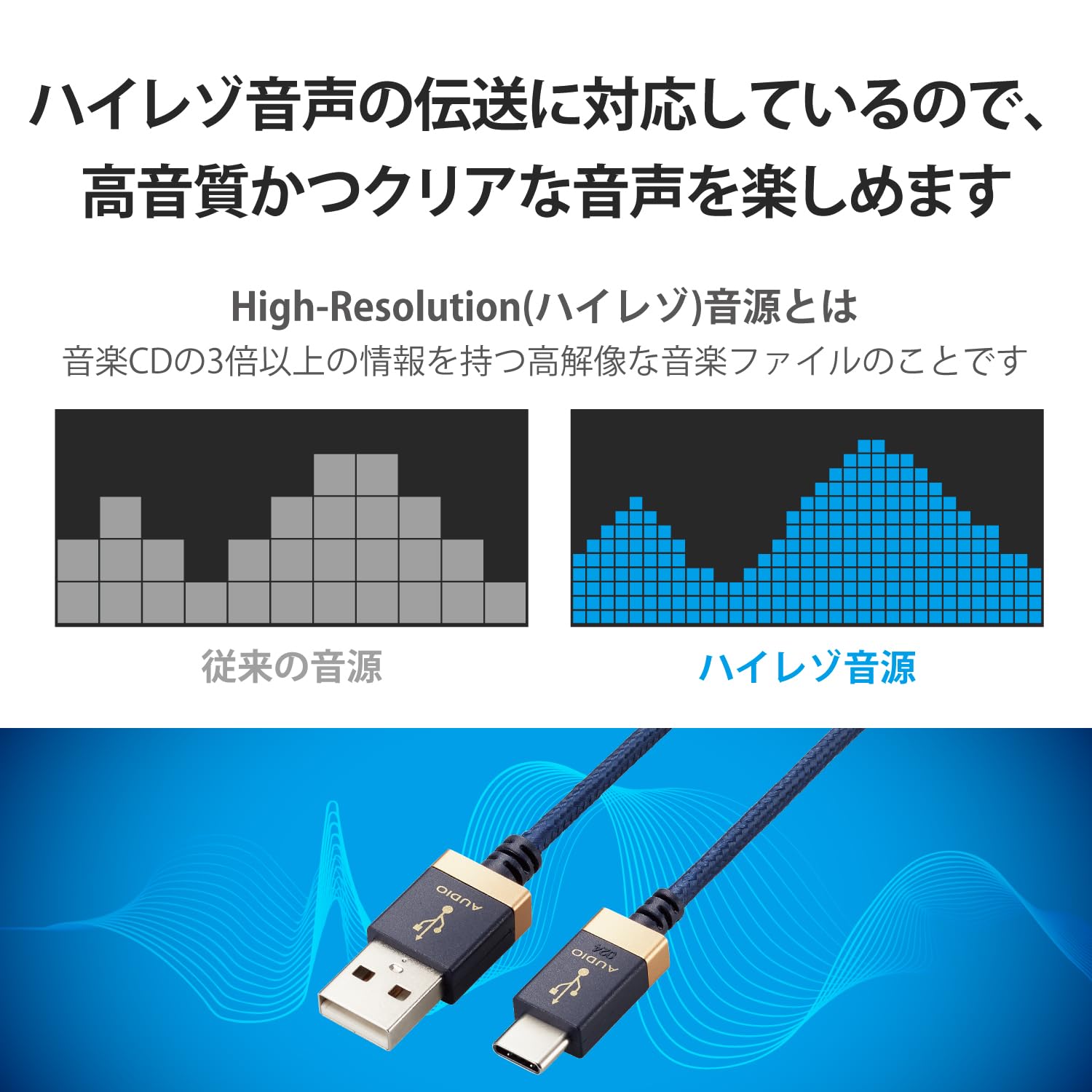 オーディオ用USBケーブル 5本セット Amazon.co.jp: エレコム USB ケーブル オーディオ用 変換 [ タイプA