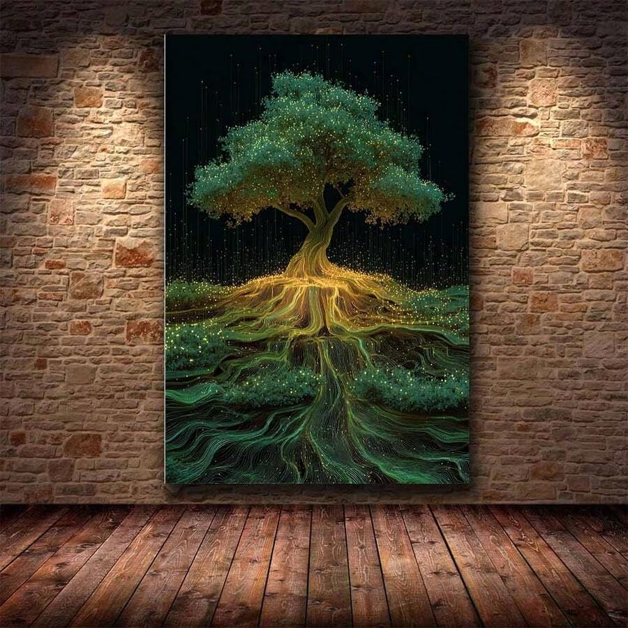 Tableau Arbre de Vie sur toile pour sublimer la déco de votre salon