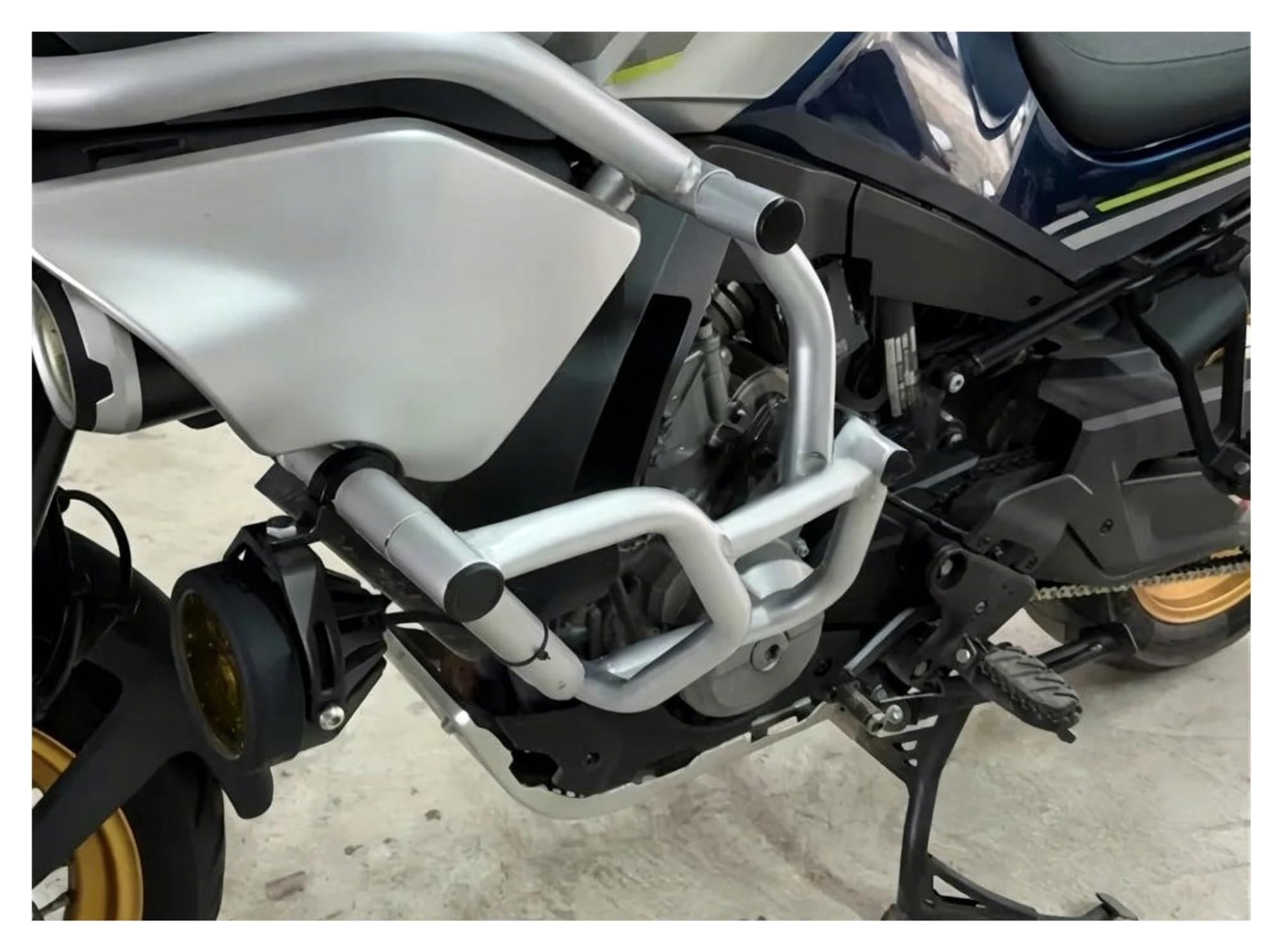 Barras Protección para 800MT para MT800 2020-2024 Protección Armazón Motocicleta Parachoques Modding Protector Motor Barra De Carretera Defensas Motor Moto | Silver
