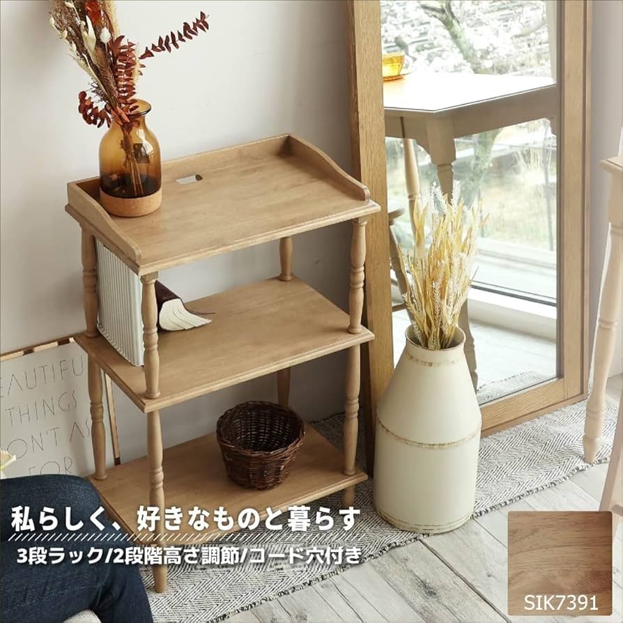 木製オープンシェルフ 小分け　アンティーク　古い　収納棚 50箇所収納 Amazon｜オープンラック 収納棚 アンティーク調 北欧 レトロ