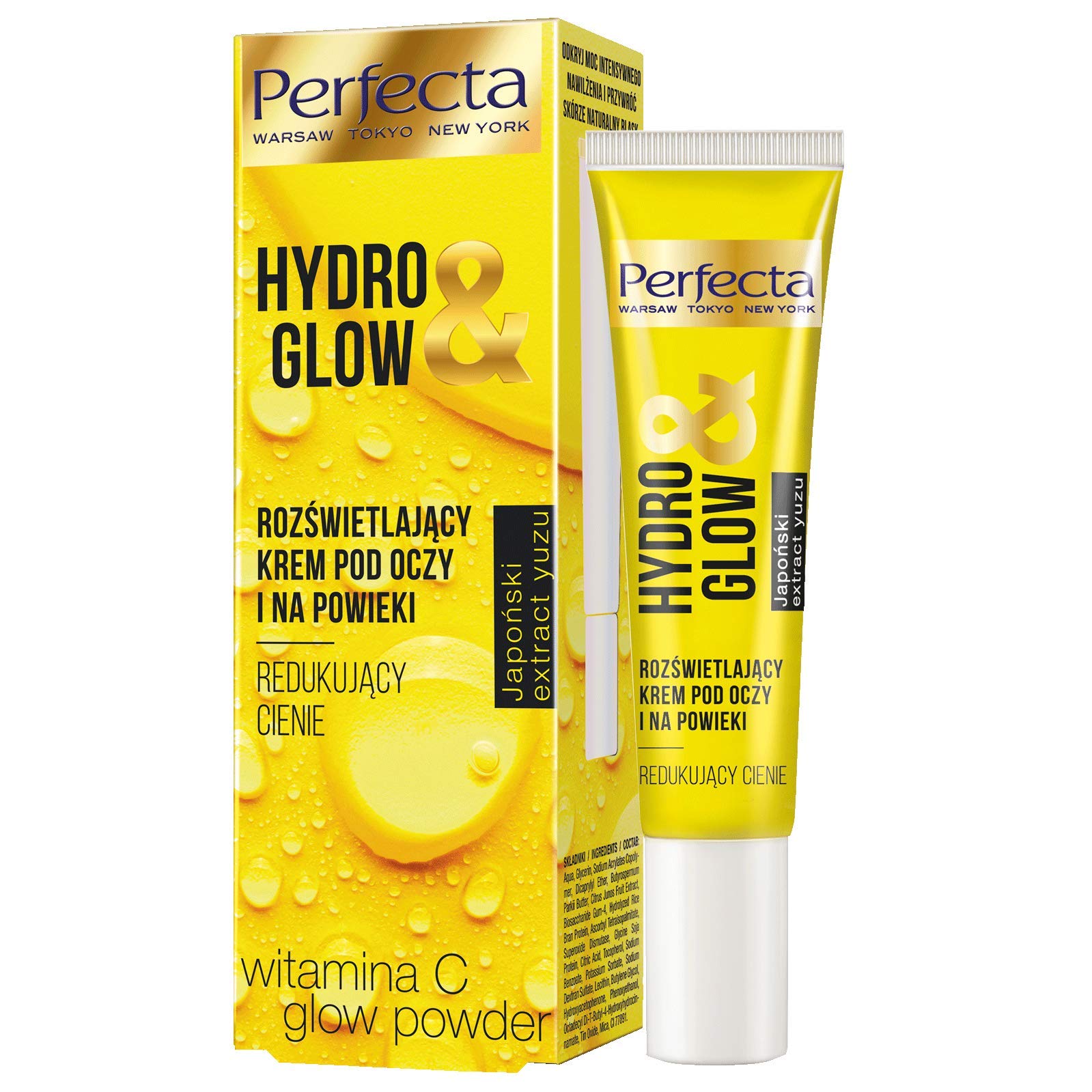 Perfecta Hydro&Glow Illuminating Eye & Eyelid Cream Reducing Shadow