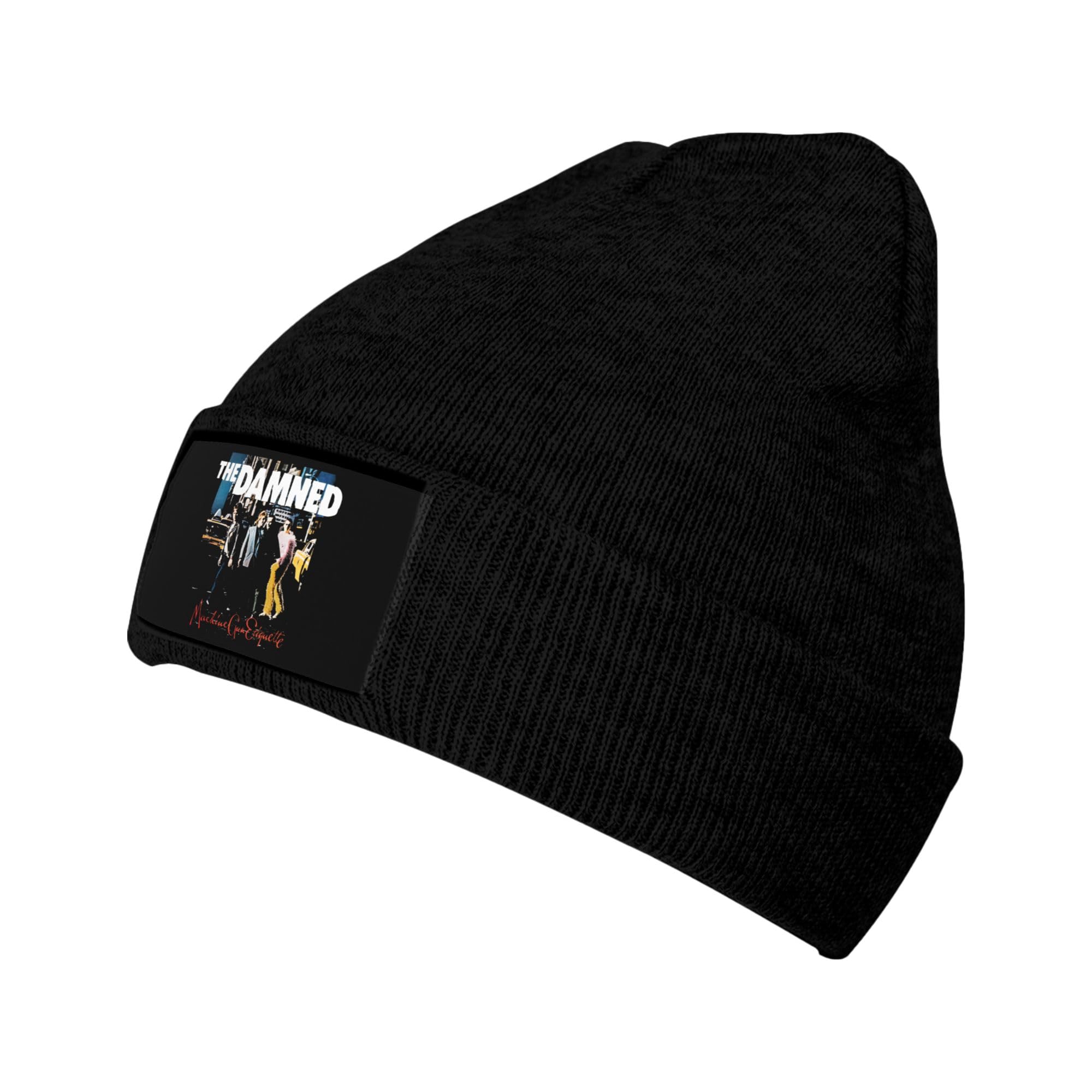 The English Punk Đam*ned Rock Band Beanie Hat for Mens, Womens, Winter Thermal Beanie, Heated Clothing, Wooly Hats for Hiking, Ski, Fleece, Unisex
