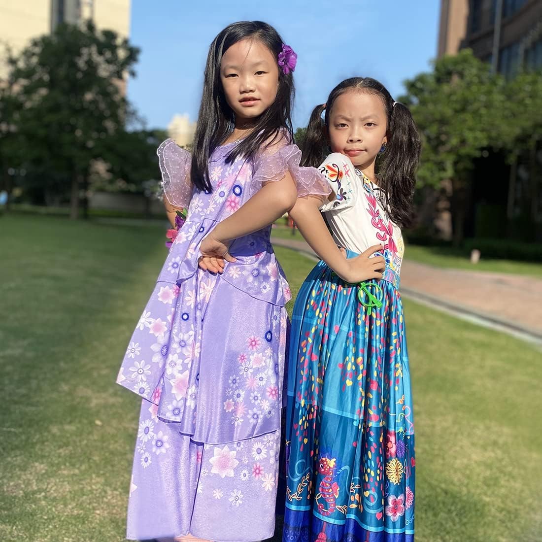 Kids Mirabel Cosplay Costume Girls Isabela Magical Princess Dresses Halloween Party Dress Up Suit - Image 7