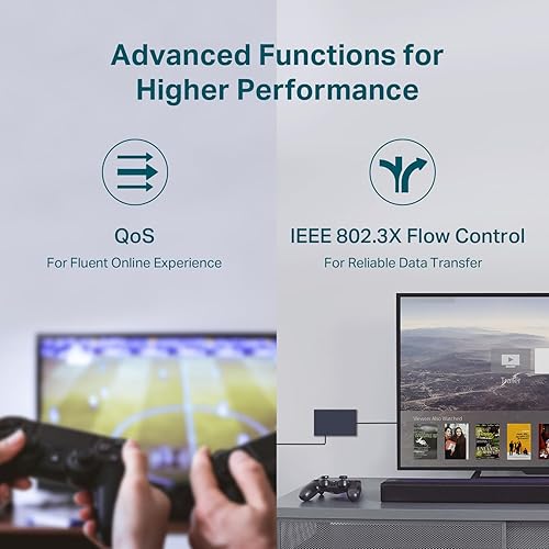 Vista 10 de TP-Link 8 Port Gigabit Switch Easy Smart Managed Plug & Play Lifetime Protection Desktop/ Wall-Mount Sturdy Metal w/ Shielded Ports