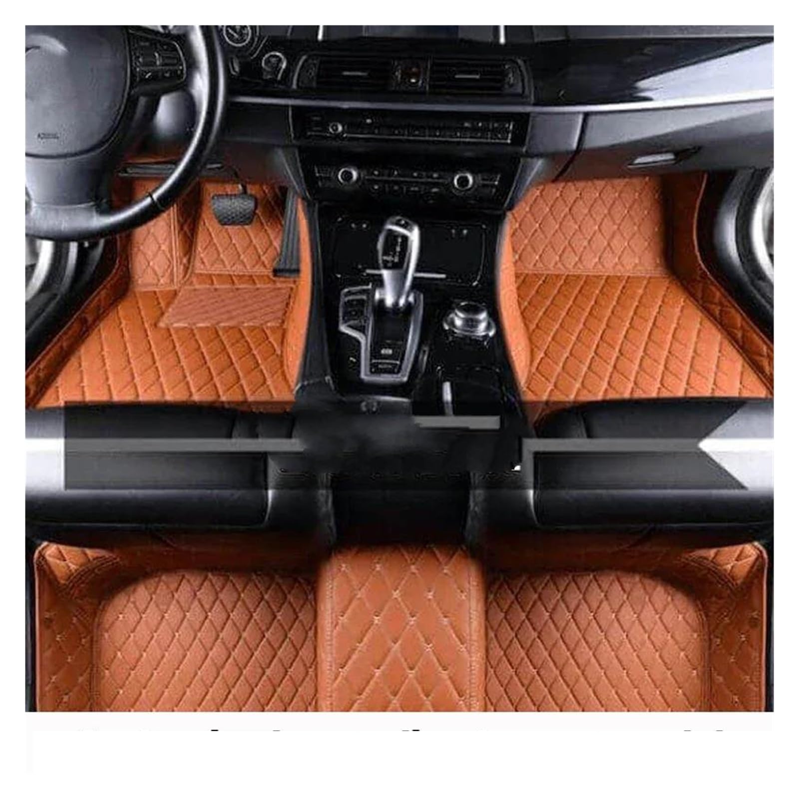 Alfombrillas Alfombrillas Coche para Mazda para CX-5 2011 2012 2013 2014 2015 Kit Completo Alfombrillas Cuero Impermeables Accesorios Coche Alfombrillas Goma(3pc Brown)