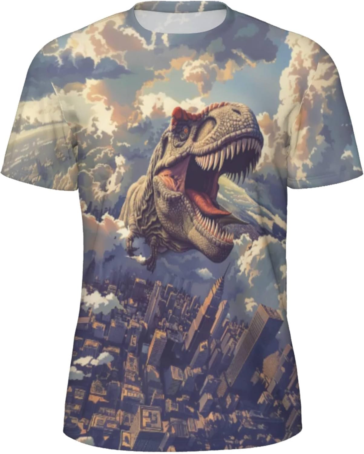 3D Pattern Print T-Shirt Breathable Cool Lightweight Flexible Easy to Match Diverse and Stylish