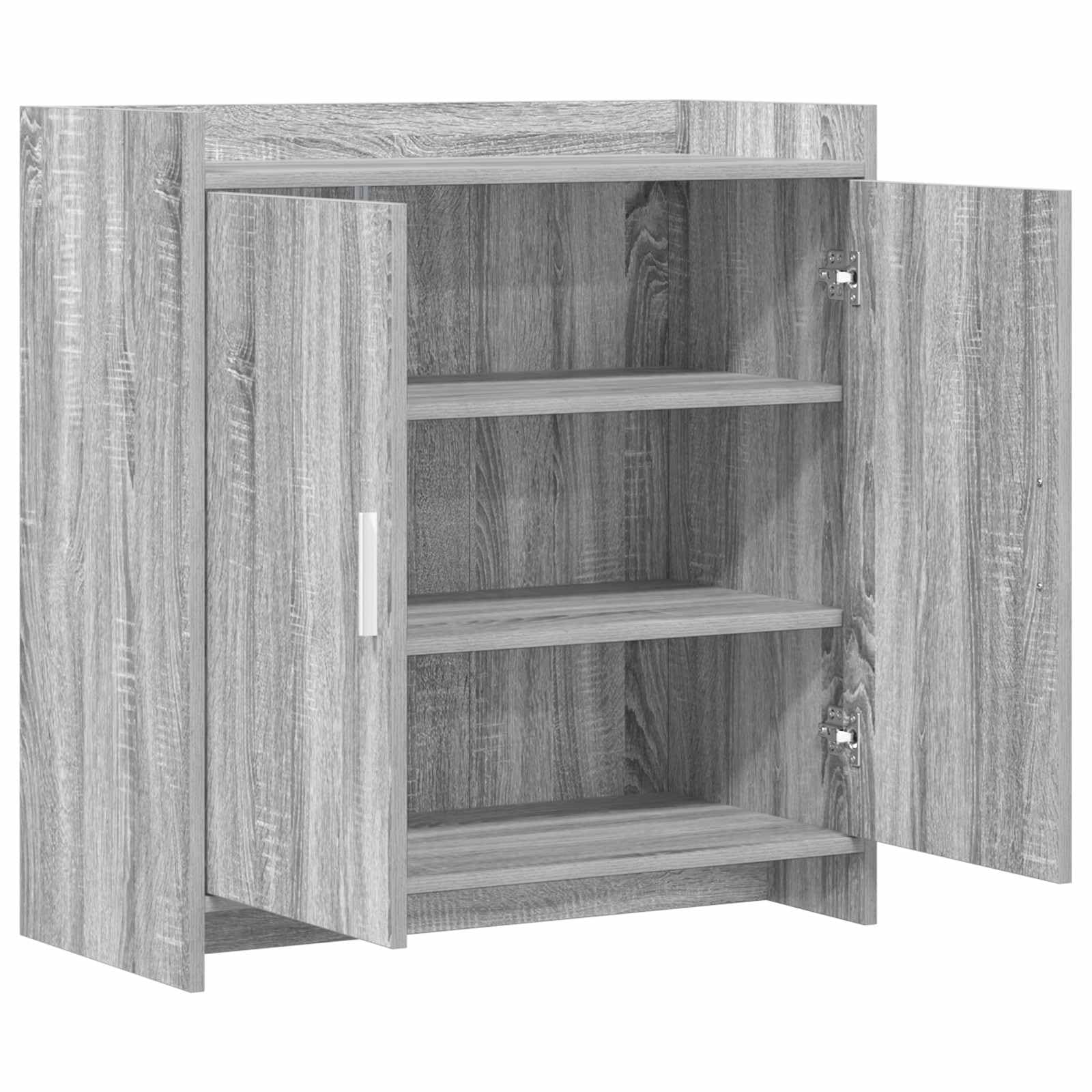 Credenza grigio Sonoma, 72 x 36 x 80 cm, in legno