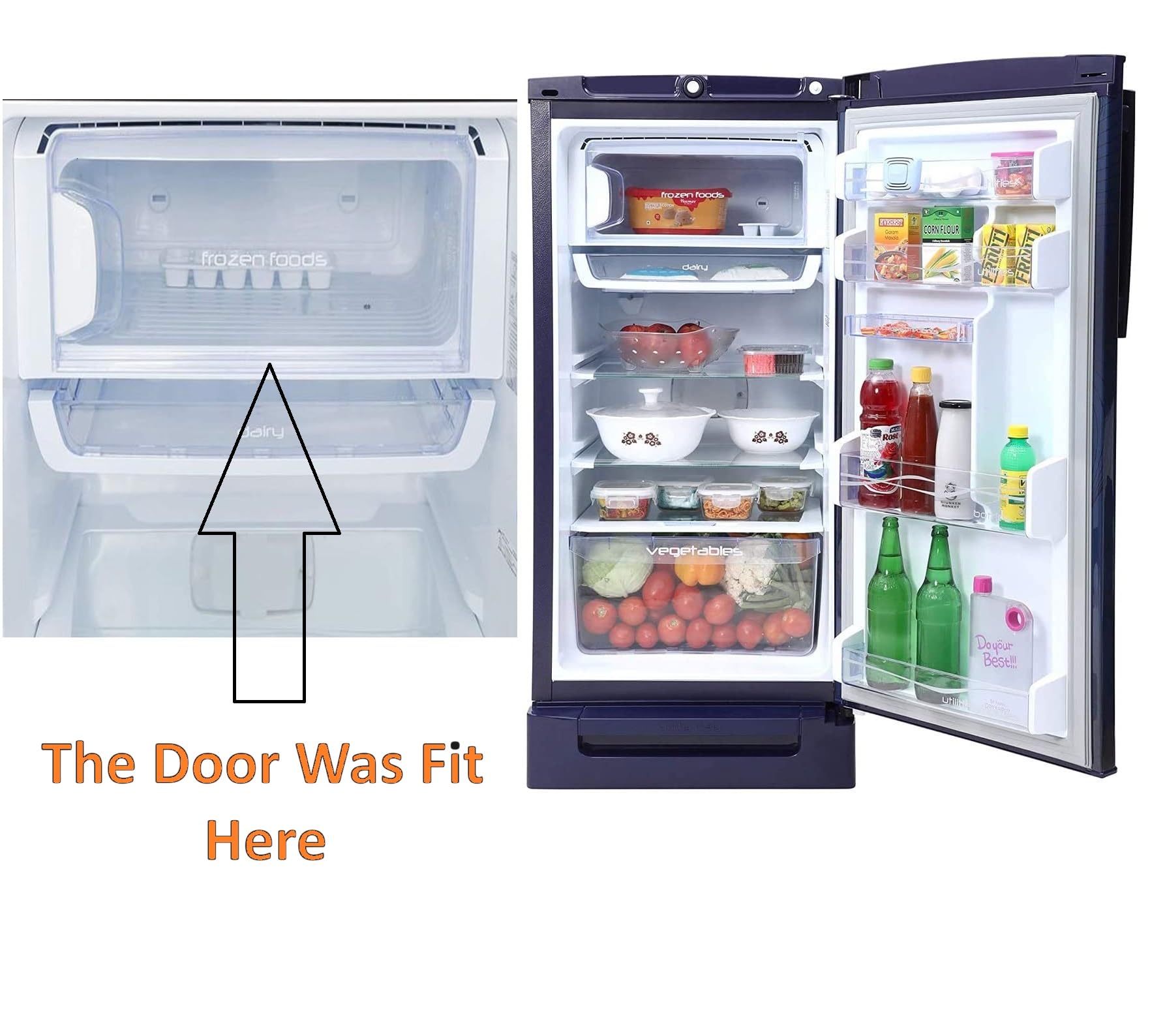 Godrej Fridge Freezer Door Replacement - SHRITHU -5