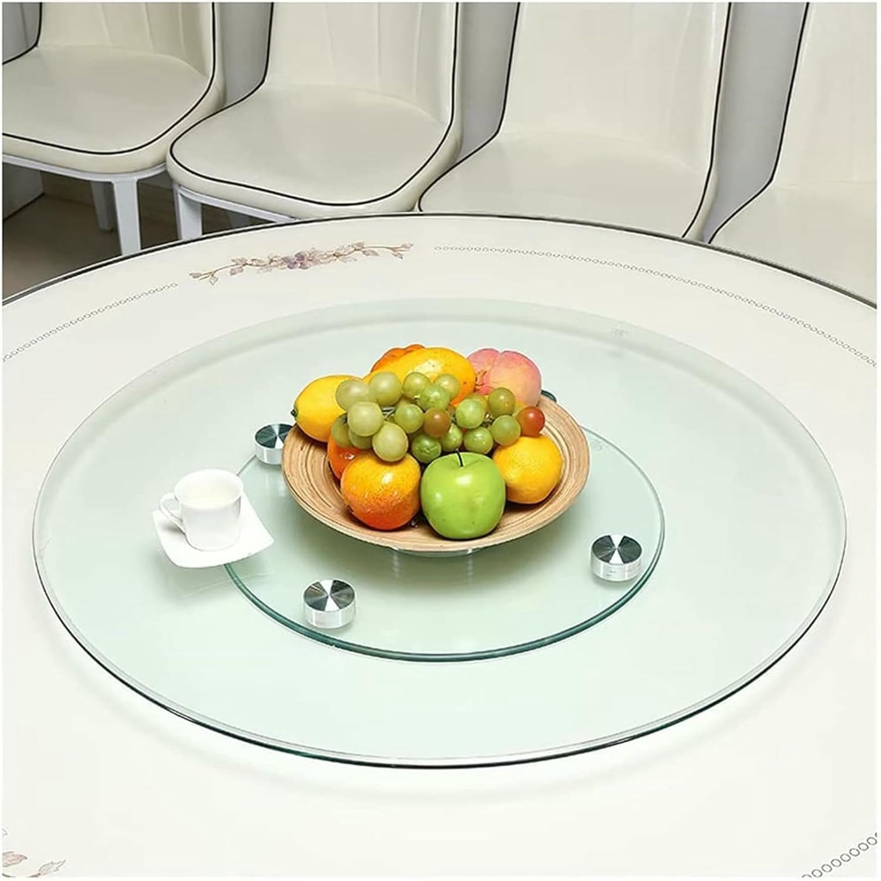 Plateau de décoration de gâteau tournant pour repas de famille