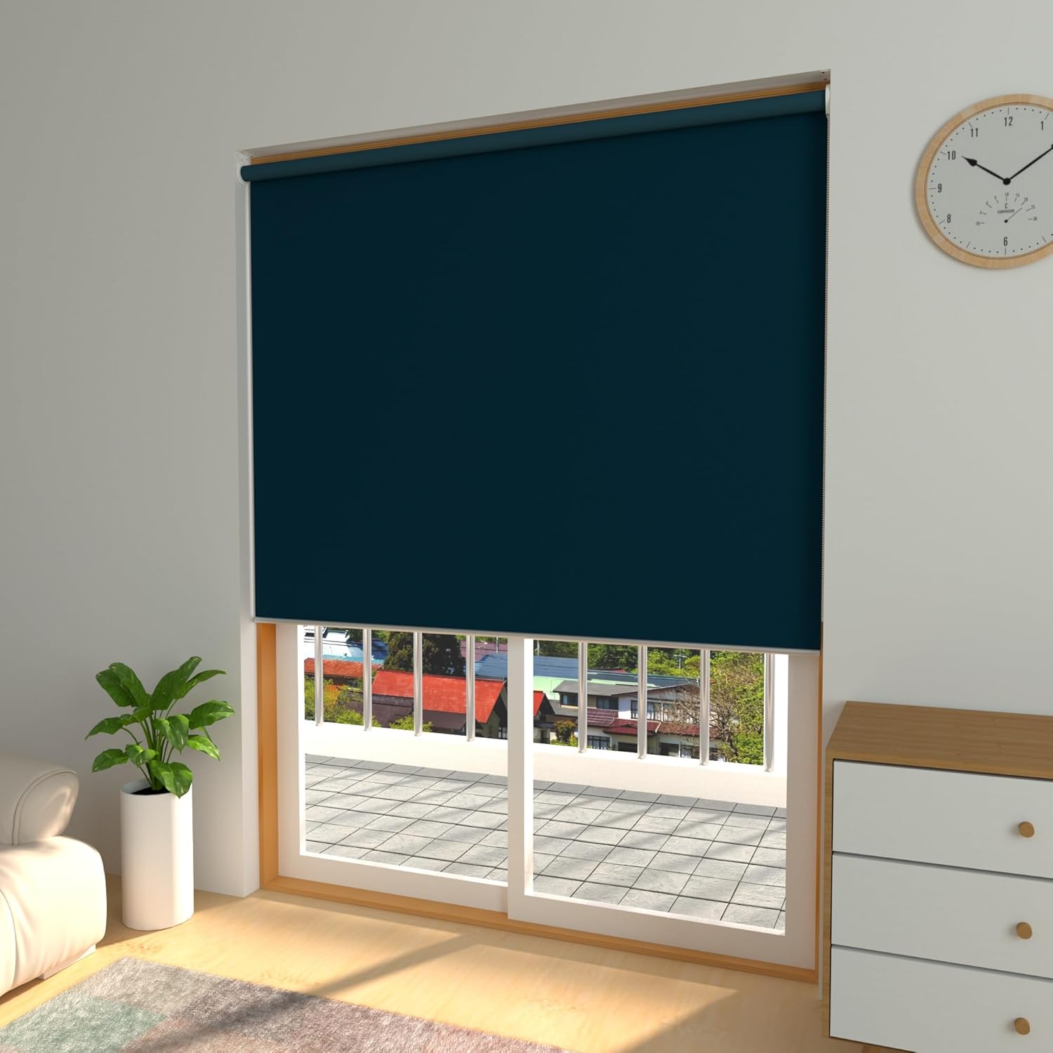 Blinhdome オーダー ロールスクリーン 1級遮光 ロールカーテン