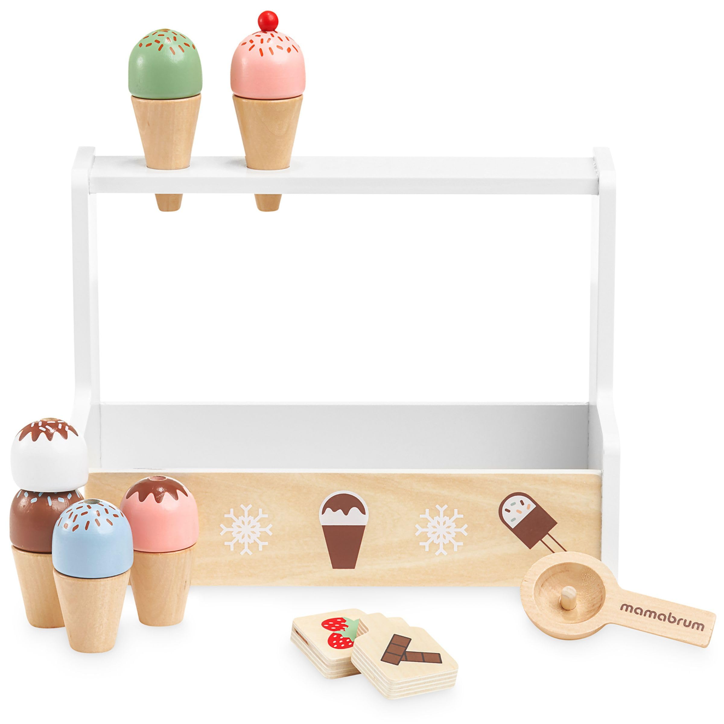 Casdon – Lot De 3 Glaces Miko Officielles – Calippo, Magnum Chocolat, Twister – Jouet D'imitation Pour Dinette, Dès 2 Ans
