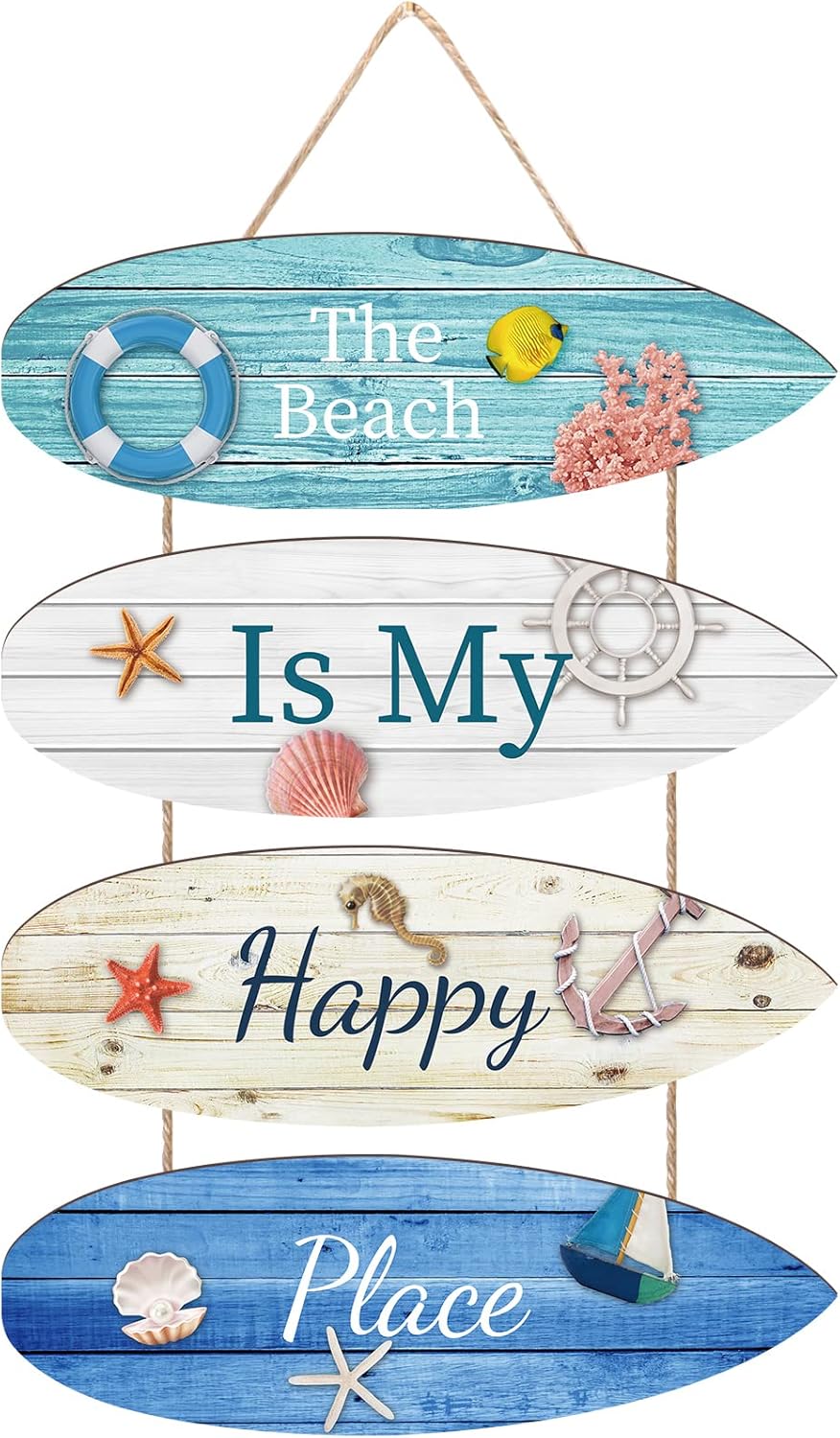 Beach Wall Decor Beach is My Happy Place Beach Decorations