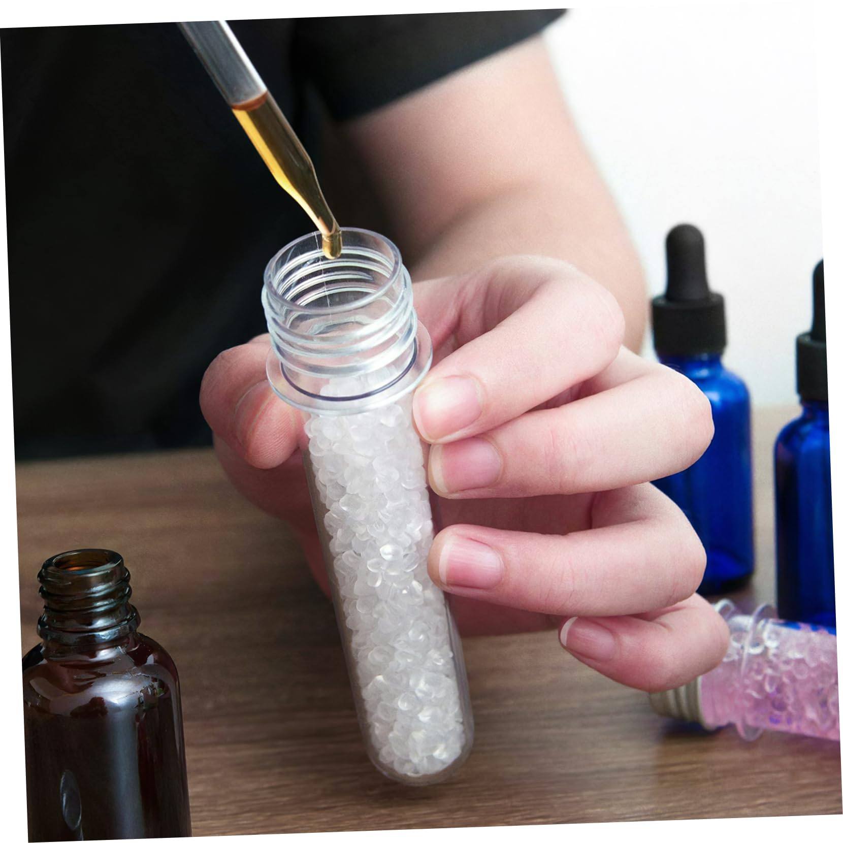 Perle Eva senza Profumo 1 Sacchetto, Bianche per DIY | Compatibili Vetro, Formato Sfuso da 1kg, Perle Profumate Fatte in Casa