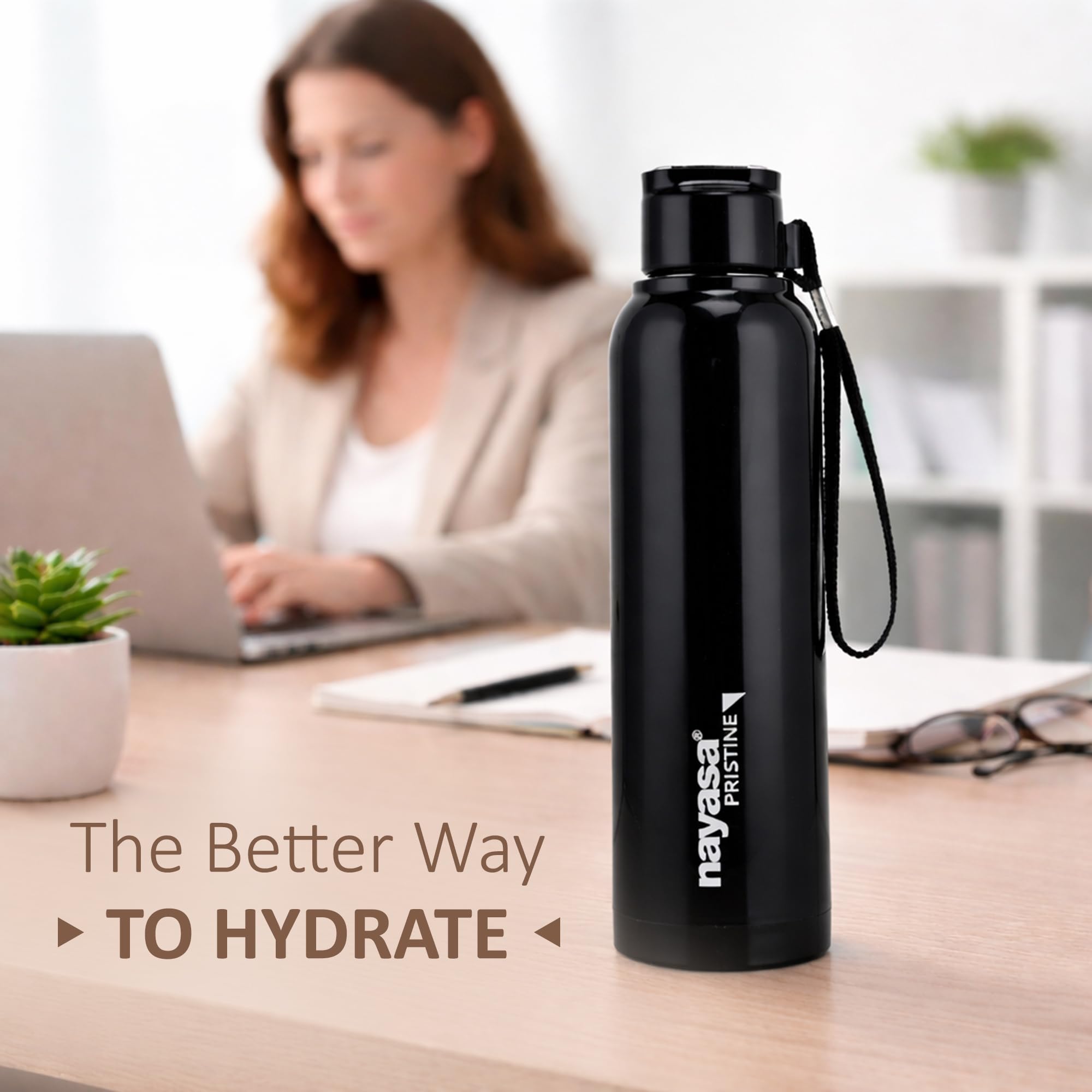 Nayasa Pristine Water Bottle - 700ml Insulated -7