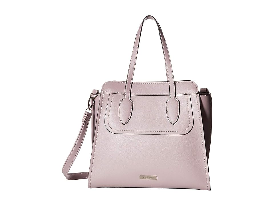 

London Fog Kensington North/South Satchel (Elderberry) Satchel Handbags