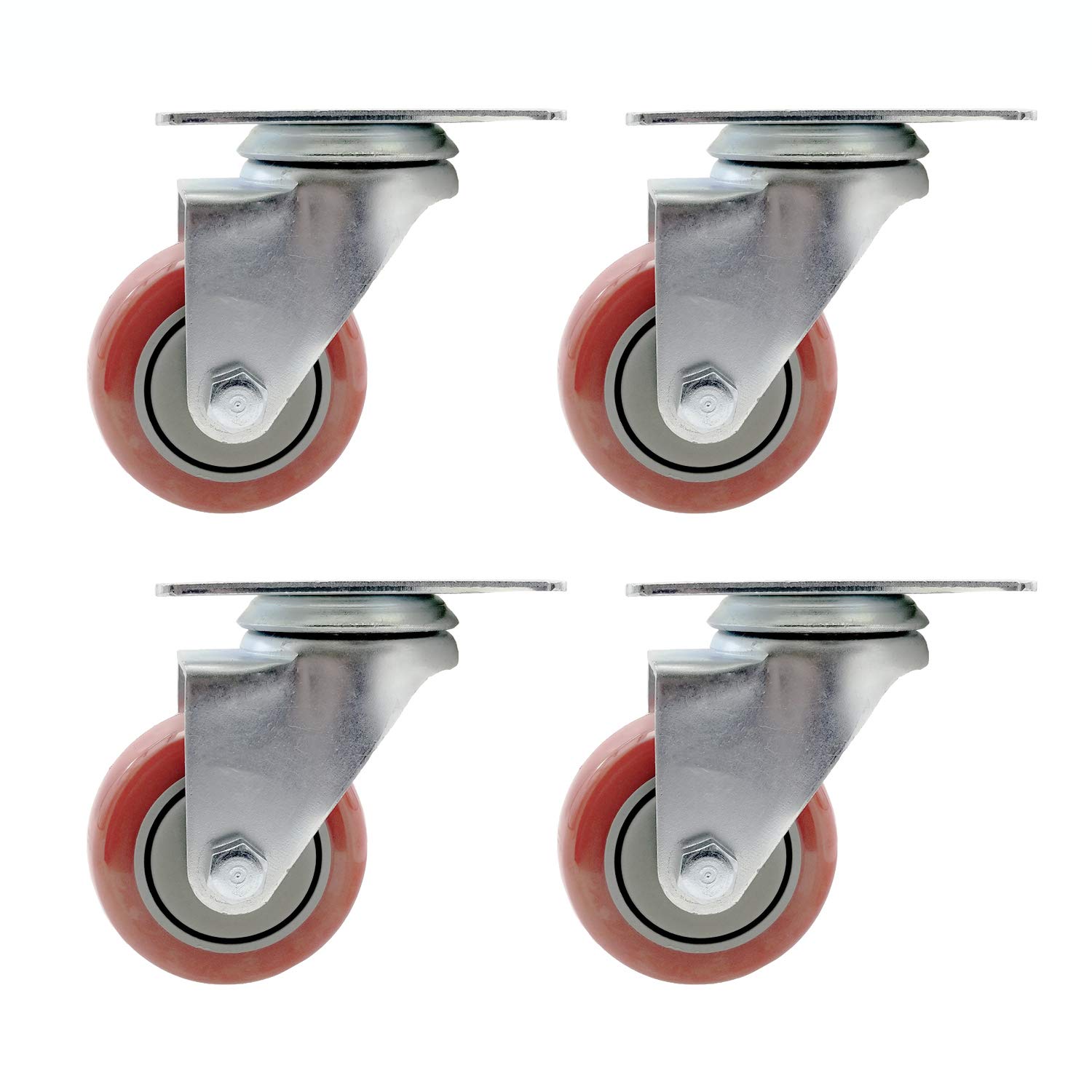 See full amazon price history chart for Dr.Luck 3" Red Heavy Duty Caster Wheel Without Brake PU on PP & Steel Swivel Double Ball Bearing, Pack of 4 Total 880 Lbs Capacity 360 Degree Top Plate Premium Commercial Grade Non-Marking Caster Dr.Luck 3" Red Heavy Duty Caster Wheel Without Brake PU on PP & Steel Swivel Double Ball Bearing, Pack of 4 Total 880 Lbs Capacity 360 Degree Top Plate Premium Commercial Grade Non-Marking Caster (B07KS1WB1K) Amazon Price History, Amazon Price Tracker
