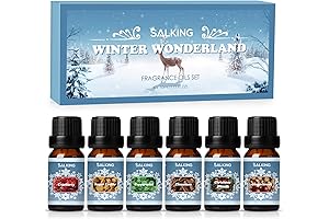 SALKING Winter Scented Essential Oils Gift Set: A Warm Embrace for the Holiday Season