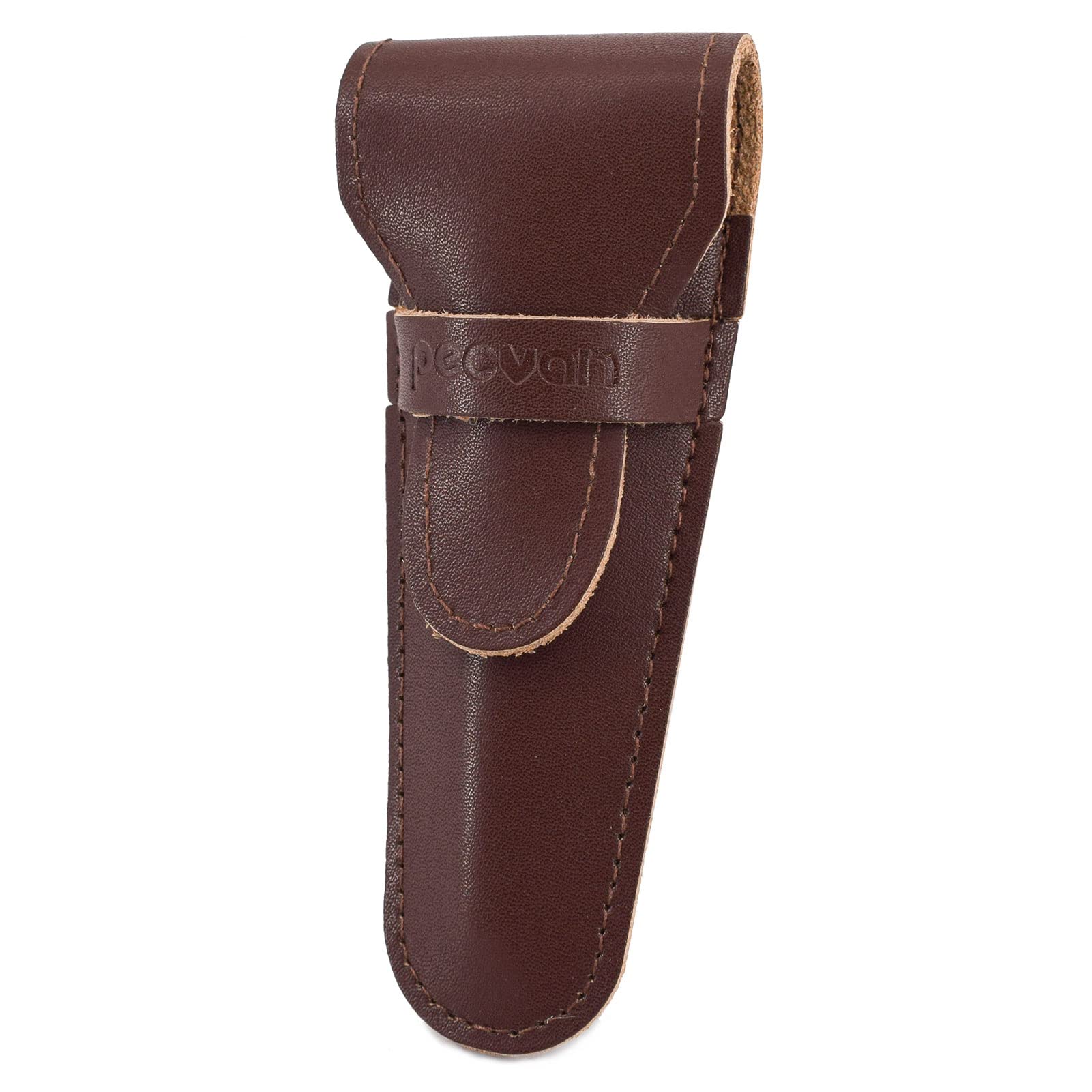 Oryginalna skórzana osłona ochronna na brzytwę ze skóry / Travel Case for Any Safety Razors - Brown Razor Case Keeps Your Double Edge Razor Blade Safe..., brązowy, modny;