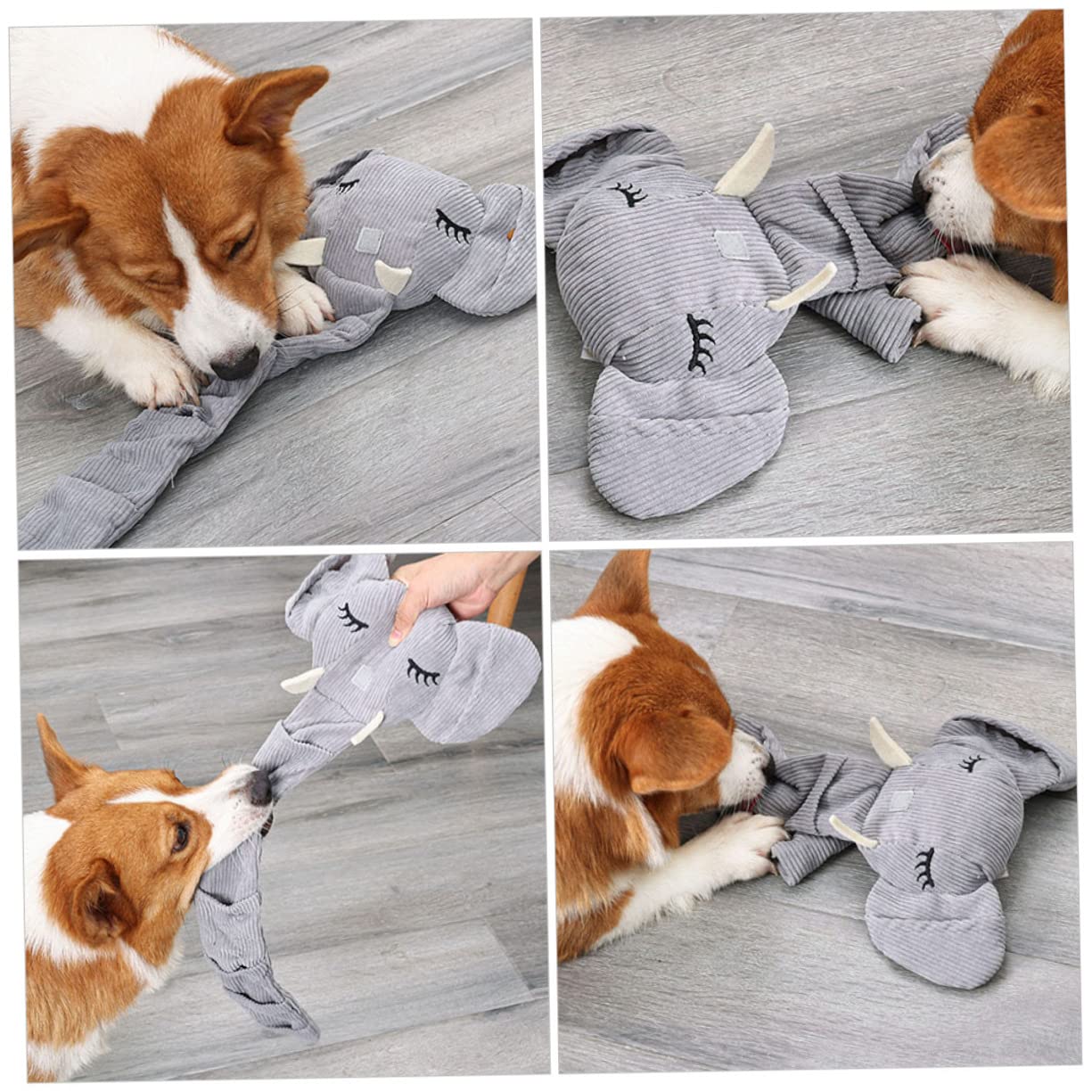 Kisangel 3stücke Hunde-schnüffelspielzeug Für Welpen Interaktive Mat Mit Elefanten-Design Suchfähigkeiten Und Vermeidung Von Möbelkratzern Langlebig Und Unterhaltsam