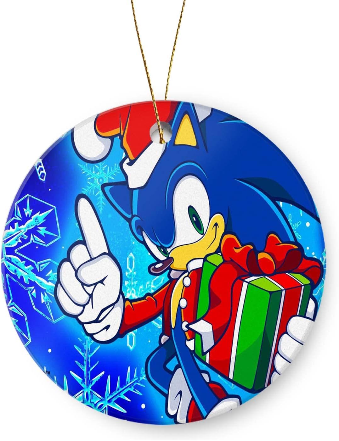 Anime Christmas Ornament 2022-Video Game Hanging Ornament Cartoon Decoration for Your Home,Xmas Tree 3inch Ceramic Ornament