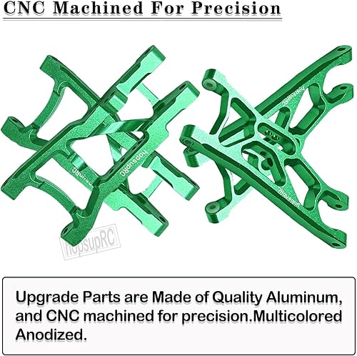 Miniatura 4 de Suspensión delantera trasera A brazos parte mejorada para 110 Rustler VXL 2wdStampede VXL 2wd, suspensión delantera trasera de aluminio de aleación