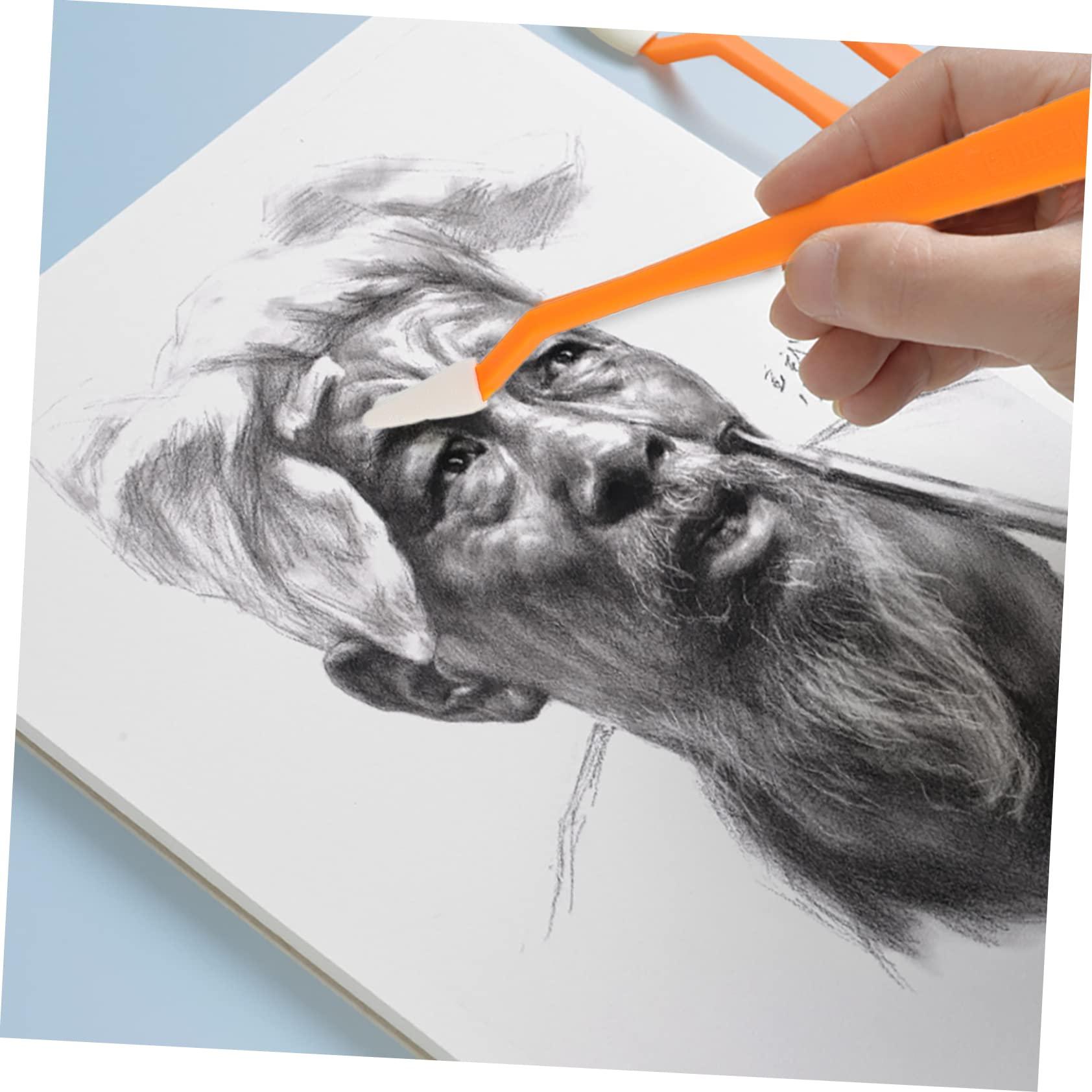 VICASKY Sketch Sponge Wiper & Eraser - Artist Tool For Charcoal, Graphite, Pastel Highlights, 6.8 Inches Long