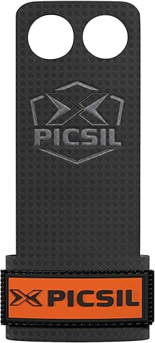 PICSIL - RX Grips | Puños sintéticos para entrenamiento y gimnasia | Fibra de carbono ultra resistente para entrenamiento cruzado | Ayuda a prevenir