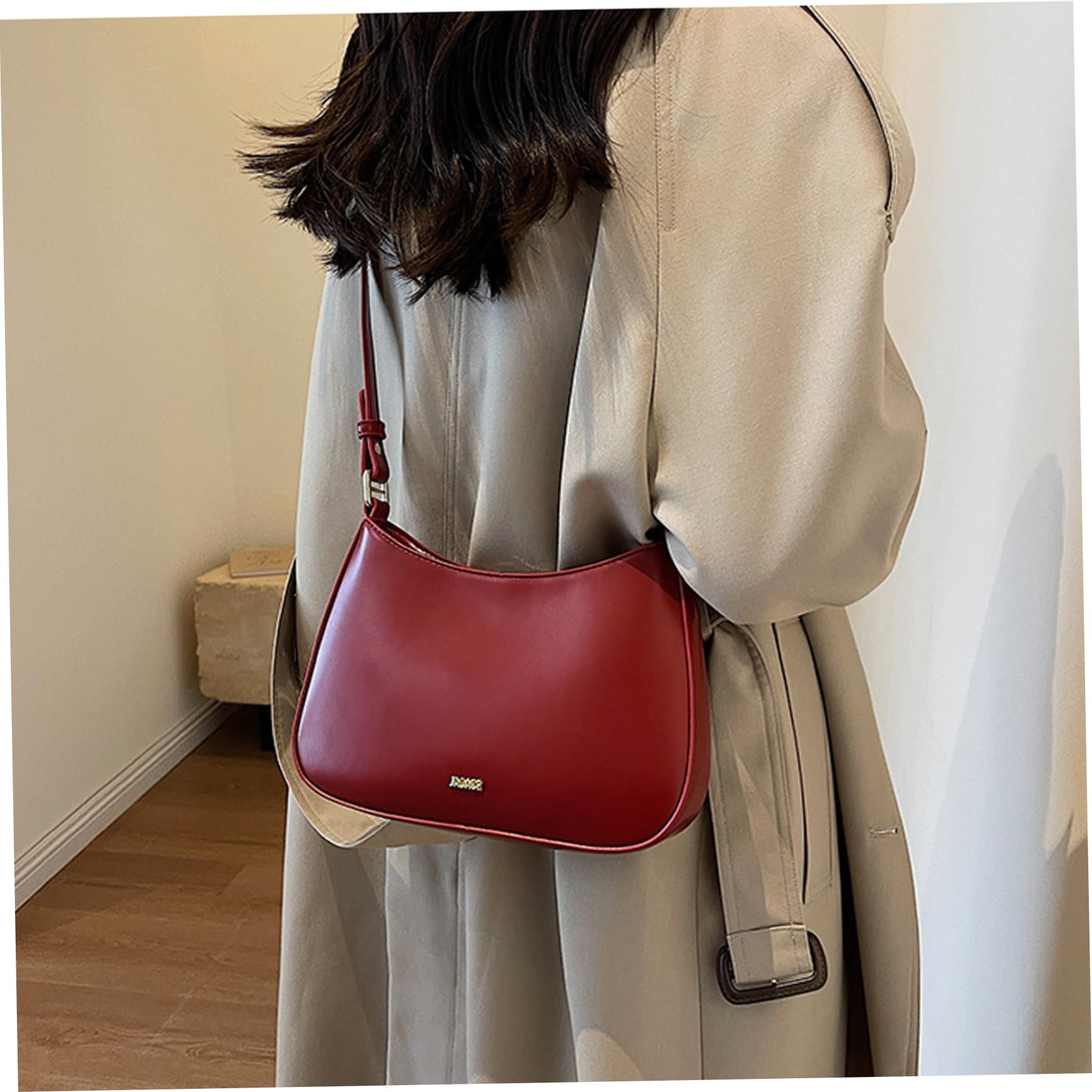 バッグ [Archive]90sPinkOrange Leather shoulder Archive]90sPinkOrange Leather shoulder