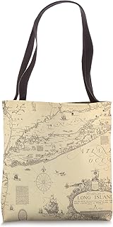 Long Island NY Map Tote Bag