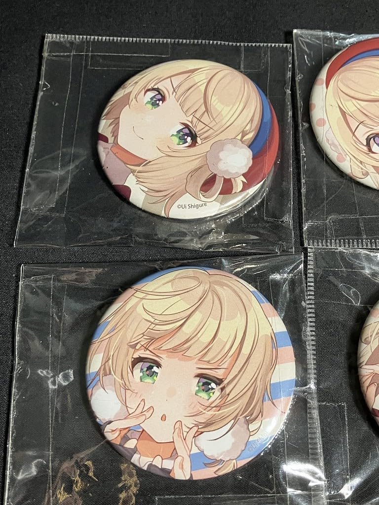 Amazon.co.jp: しぐれうい 缶バッジ Vtuber 4個セット : おもちゃ