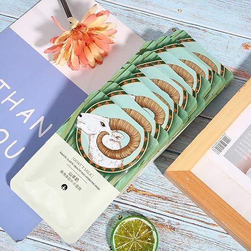 Miniatura 8 de Leche de cabra, 10 unidades / caja de leche de cabra hidratante extracto de planta facial hidratante nutritivo, tipos de piel | regalos de spa para