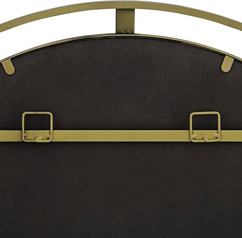 Miniatura 4 de Uttermost Espejo de pared decorativo redondo de bronce envejecido rústico con marco de anillo de metal dorado envejecido de 34 pulgadas de ancho,