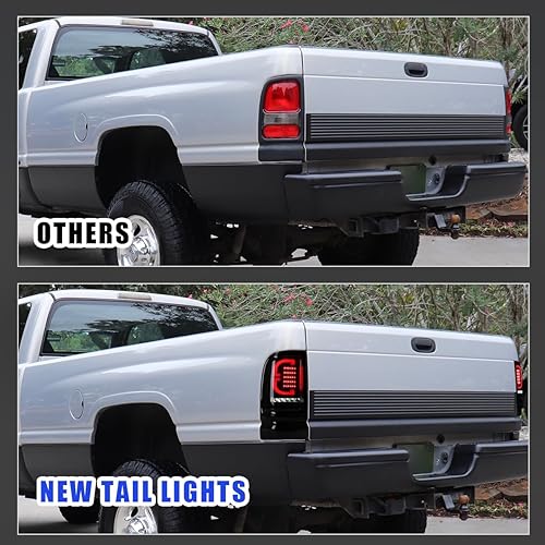 Miniatura 4 de Nixon Offroad Conjunto de luces traseras LED para Dodge Ram 15001994-2002 Dodge Ram 25003500 1994-2002, par de luces traseras LED para Dodge Ram