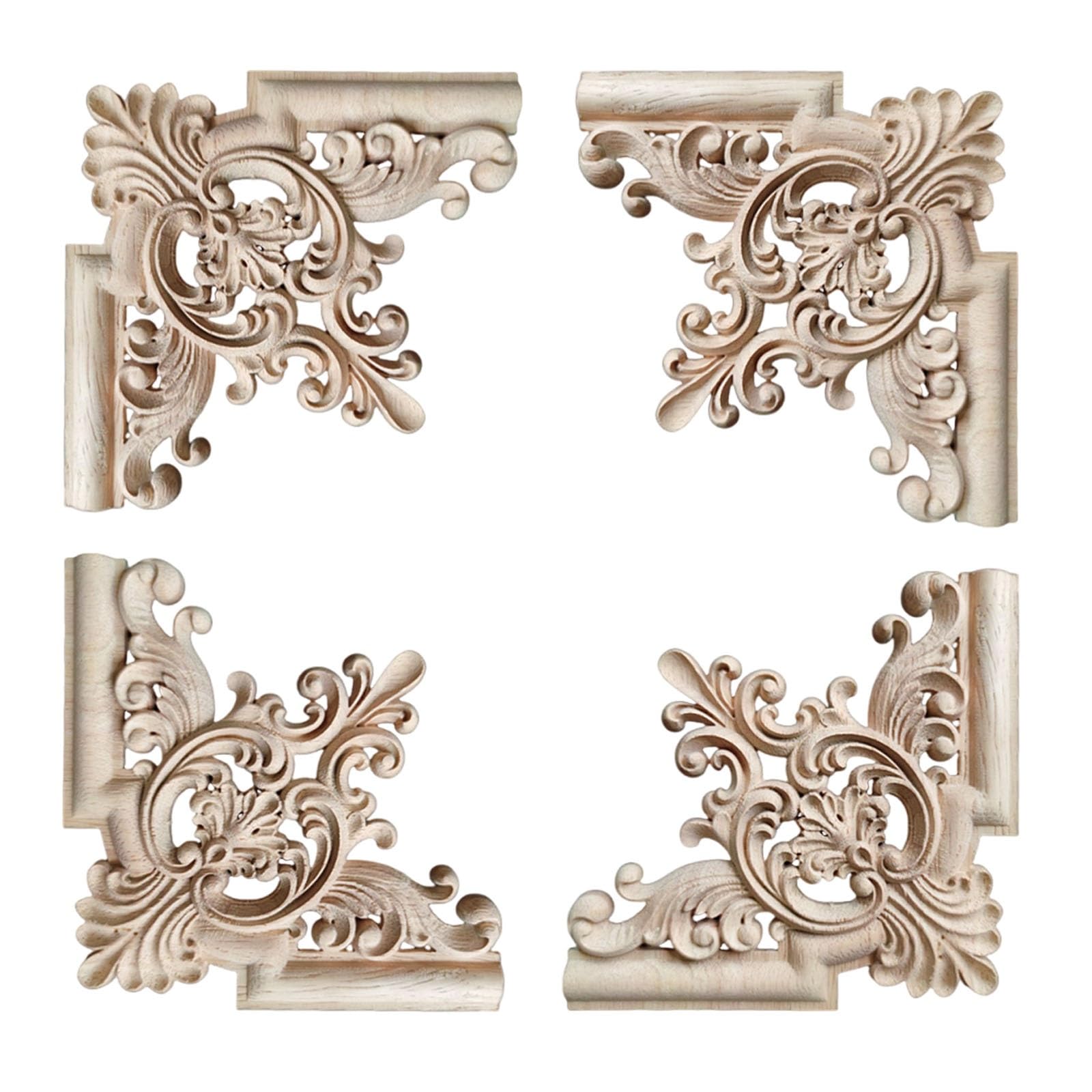 Autocollants pour armoire et appliqués de meubles en bois massif 15cm