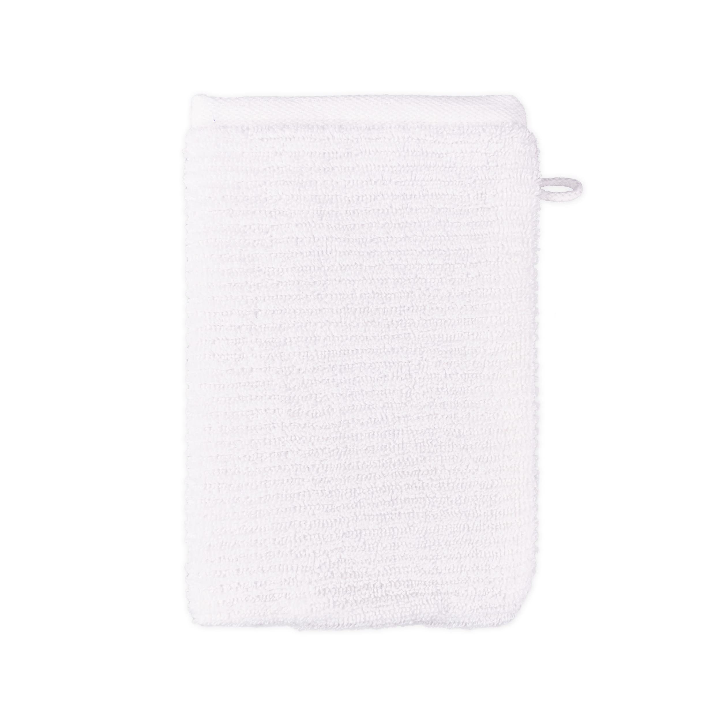 Möve Elements wash glove 20 x 15 cm made of 100% cotton, snow