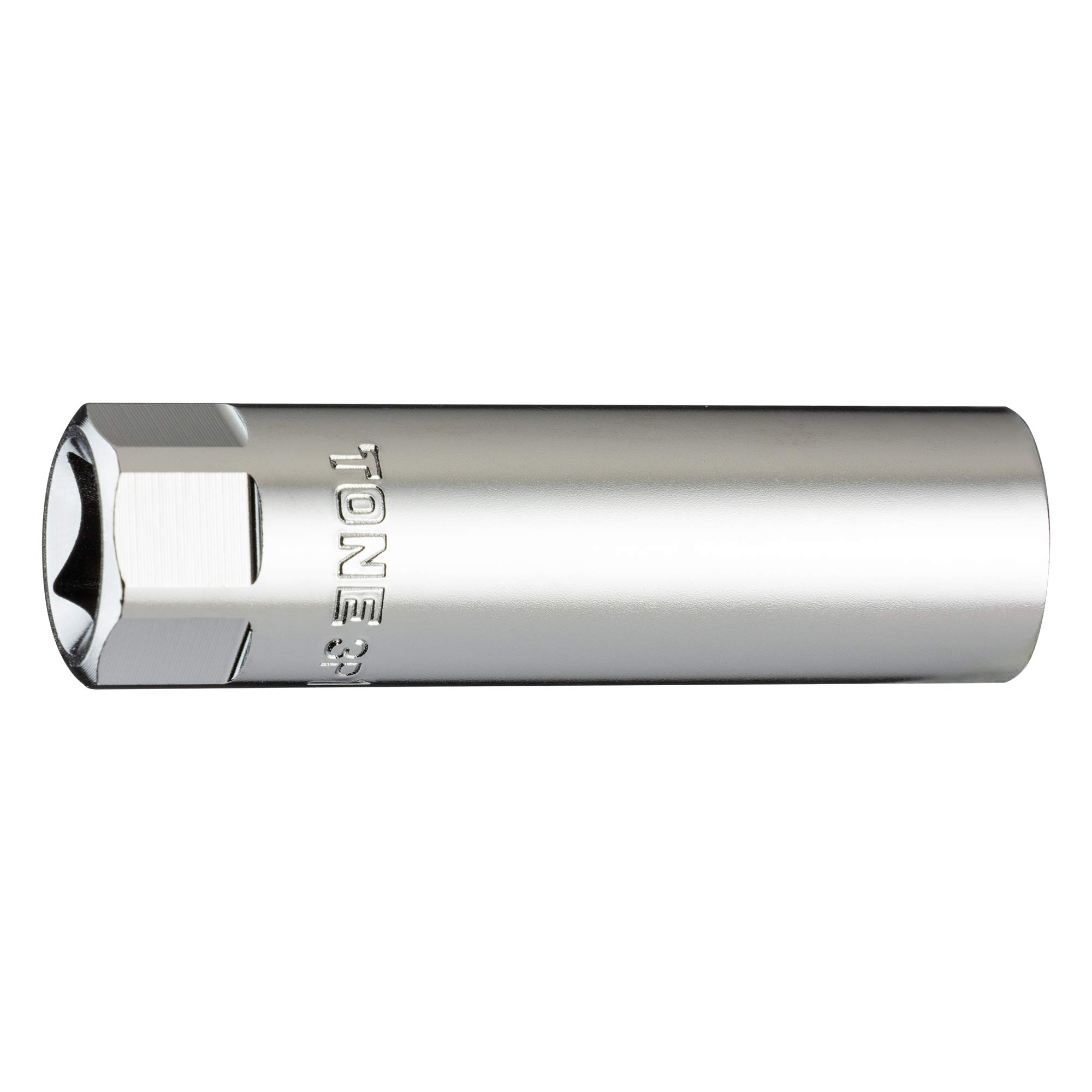 TONE Magnetic Spark Plug Socket - 3/8" Drive Thin Wall 20.8mm 6-Point