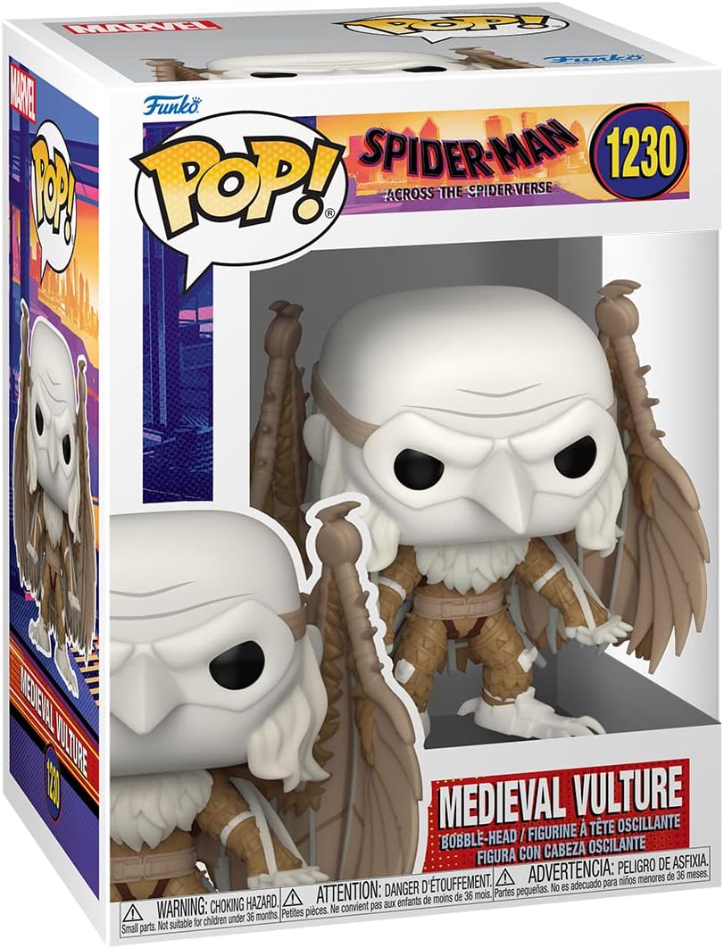 Funko POP! Vinyl: Spider-Man: Across The Spider-Verse - Medieval Vulture - Spider-Man - Collectable Vinyl Figure - Gift Idea - Official Merchandise - for Kids & Adults - Movies Fans