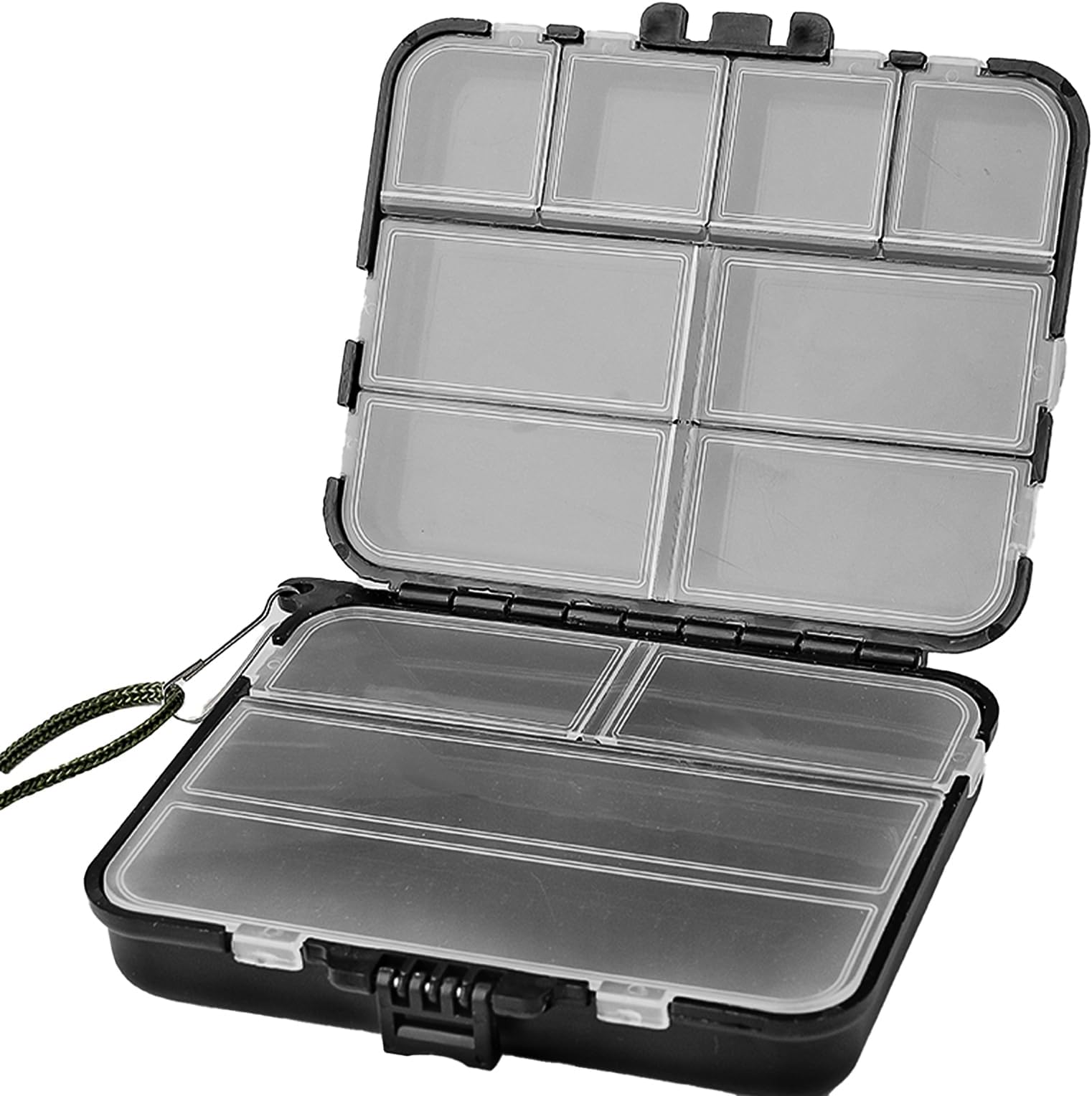 Mini Plastic Tackle Boxes for Small Tackle Box Organizer, Ideal for Fishing Storage Containers, Kayak Fly Boxes Large