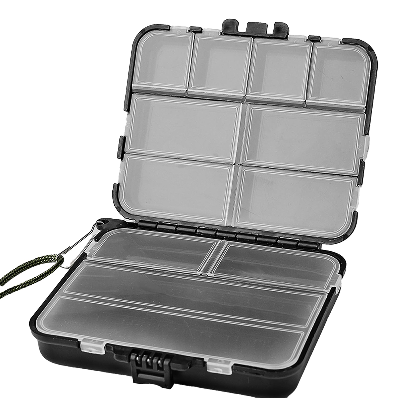 Mini Plastic Tackle Boxes for Small Tackle Box Organizer, Ideal for Fishing Storage Containers, Kayak Fly Boxes Large