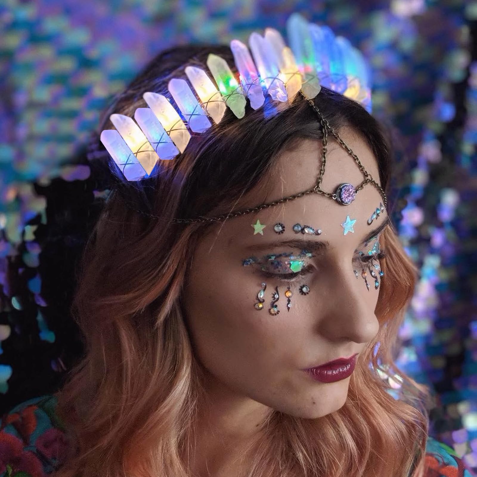 Irregular Crystal Crown Mold Crystal Crown Headband Silicone Mold Queen Crown Resin Molds Crown Heart Mold for for Rhinestone Tiara Cake Topper Decor - Image 4