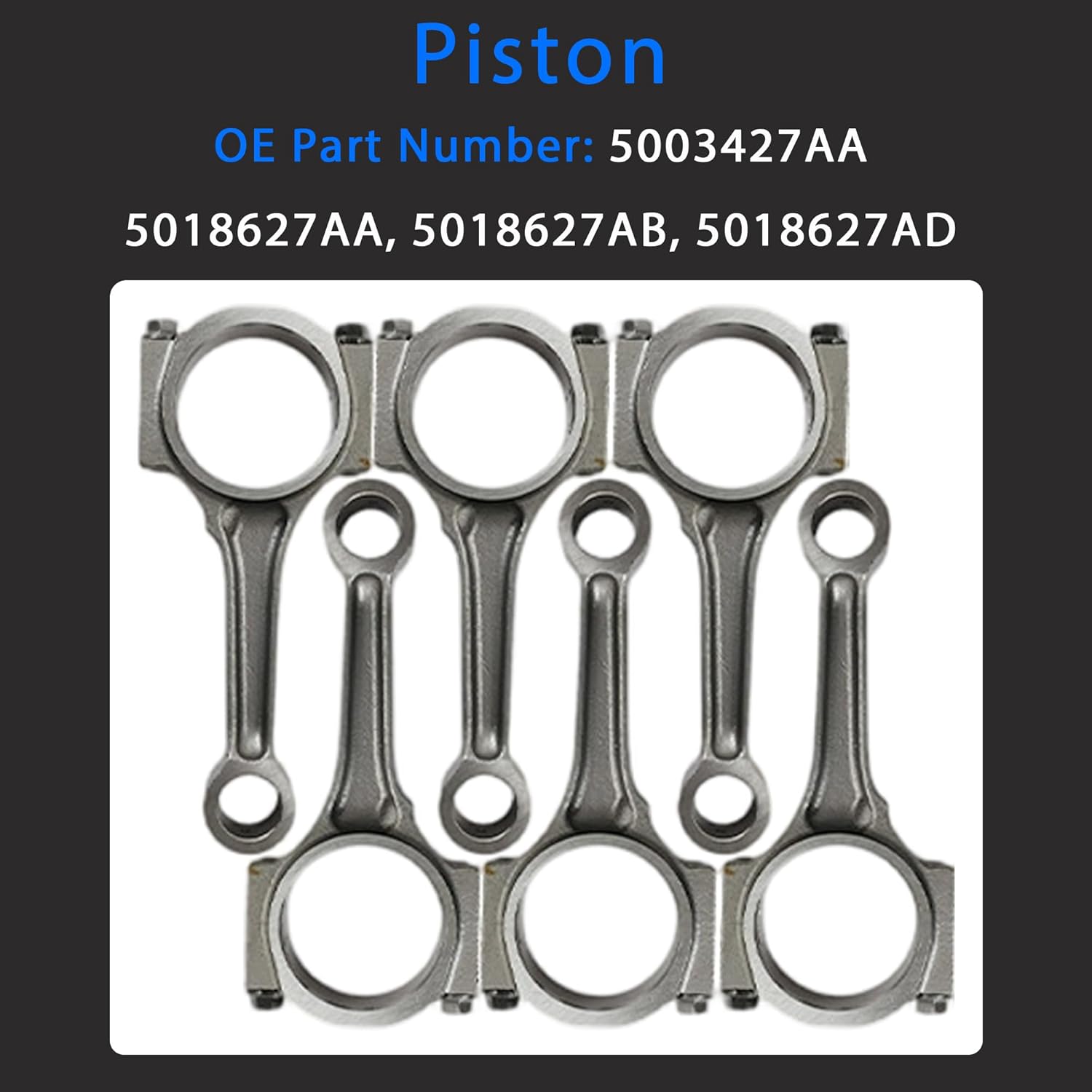 2.7 Head Gasket Set Timing Chain Kit Piston Kit Connecting Rod & Bearing Valve for Jeep Dodge Chrysler 300 Sebring Avenger Charger 2.7L V6 24V DOHC 2736cc 2009-2010 TK1116A 9-0397SX