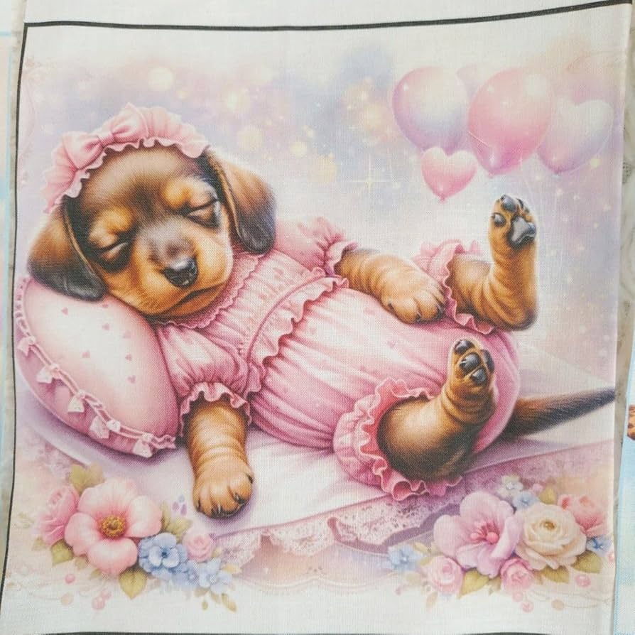 予約生地】ハンバーガー ダックスフンド パネル生地 7柄 【公式通販】