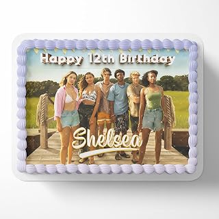 Outer Banks Team Edible Cake Image Topper Personalized Birthday Cake Banner 1/4 Sheet