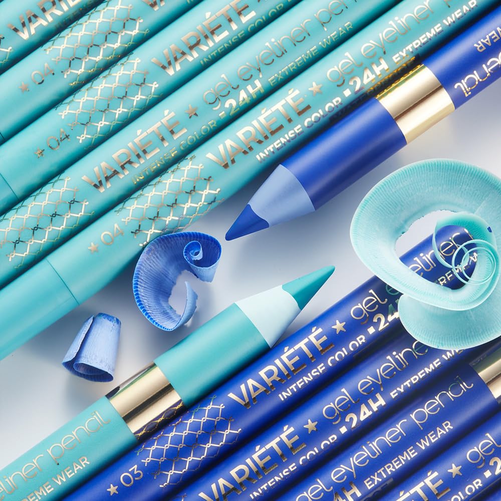 EVELINE COSMETICS VARIETE GEL EYELINER PENCIL 03 BLUE