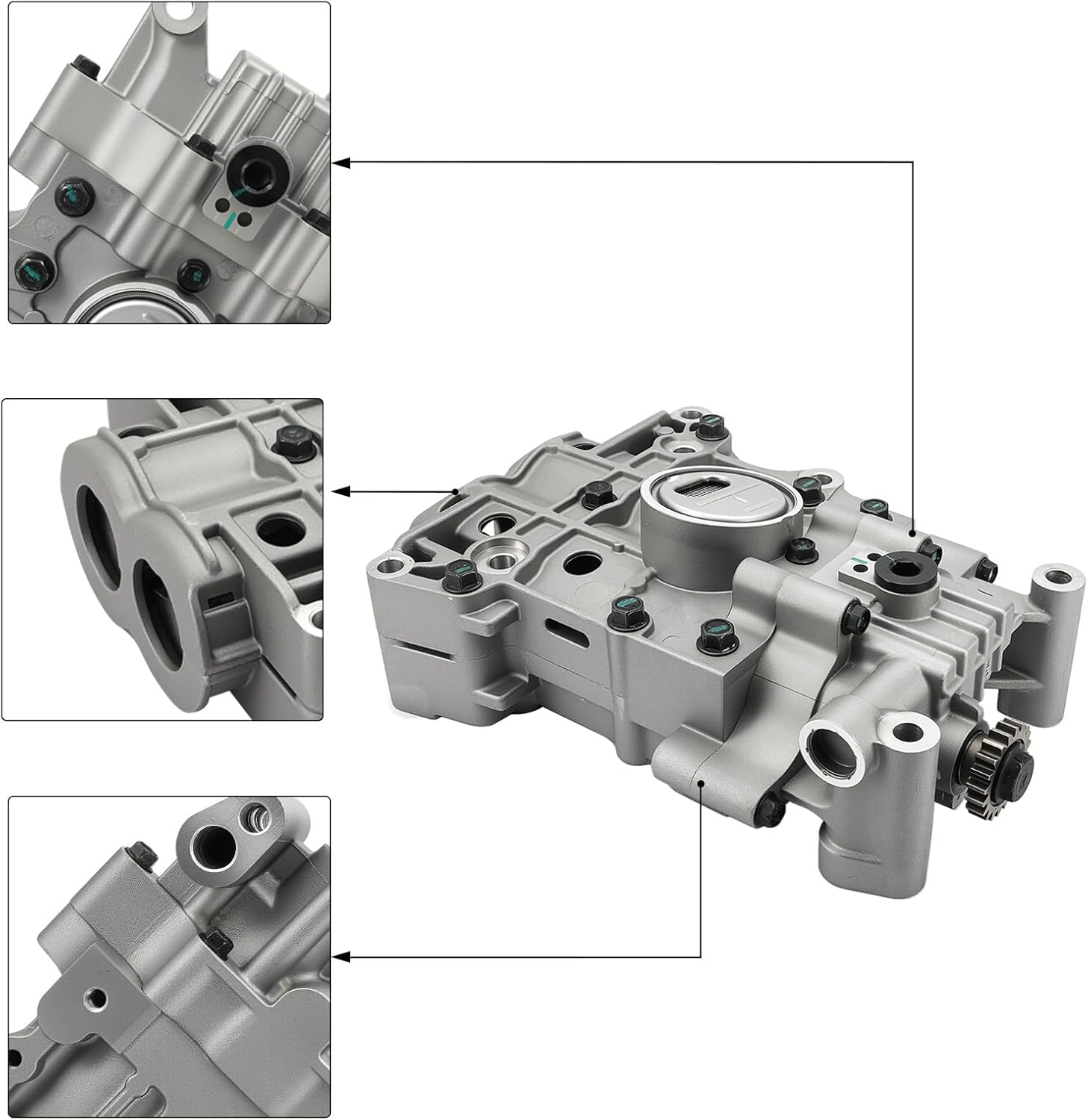 23300-2G400 233002G400 20 teeth Engine Oil Pump (2.4L ONLY) For Hyundai Santa Fe Sport 2013-2016, Tucson 2014-2015, Kia Sorento 2013-2018, Sportage 2014-2016