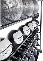 Vista 7 de Dynamax Pelota medicinal de 12 libras y 14 pulgadas de diámetro Stout I para entrenamiento de pesas tonificante para gimnasio en casa, entrenamiento