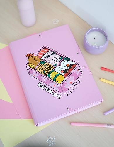 Miniatura 4 de Grupo Erik Ketnipz - Carpeta A4 de alta calidad, 13.4 x 10 pulgadas, 13.4 x 10.0 in, carpeta de 3 solapas, organizador de documentos, carpeta