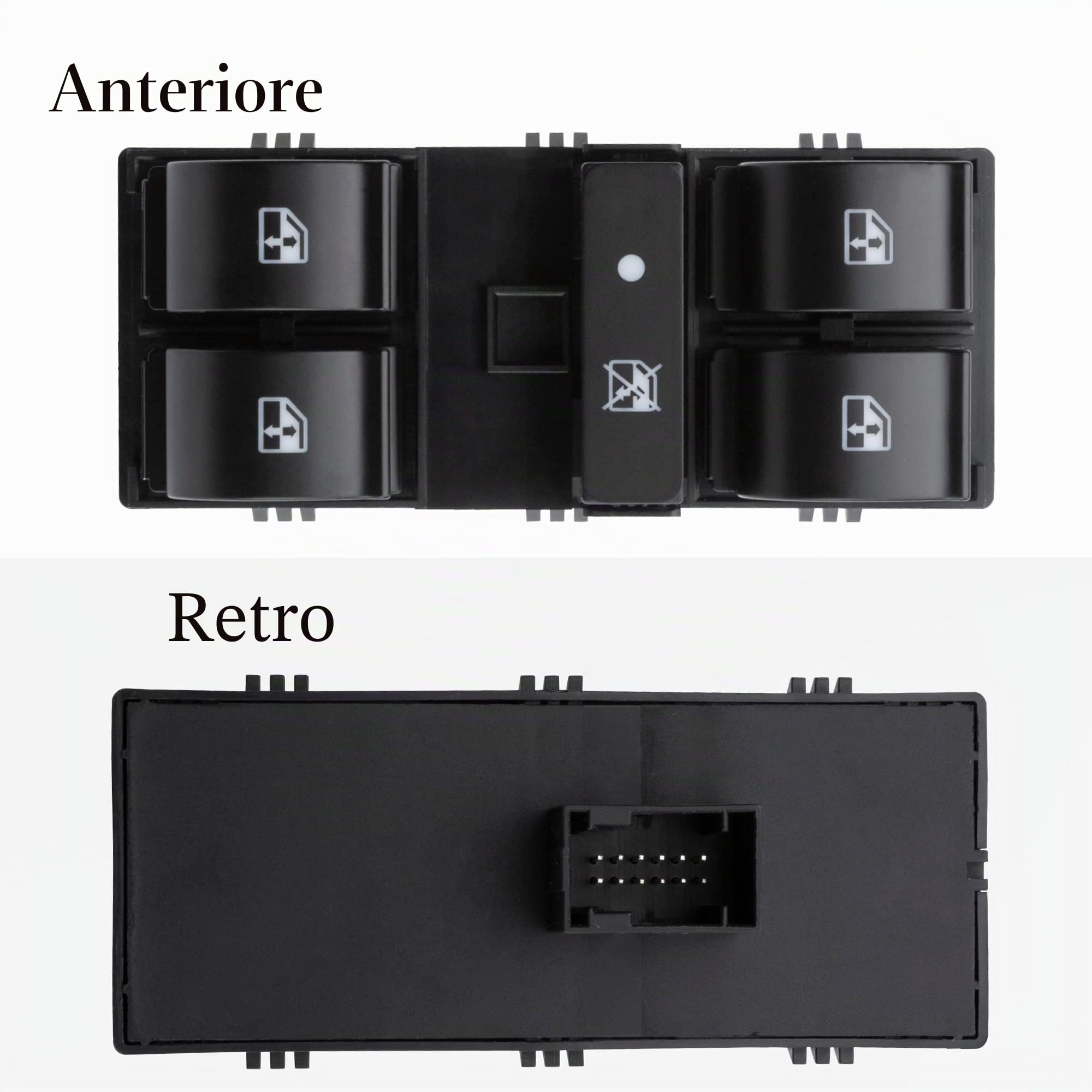 KASturbo Power interruttore alzacristalli elettrico per Fiat Doblo 2010-2022 73549868600
